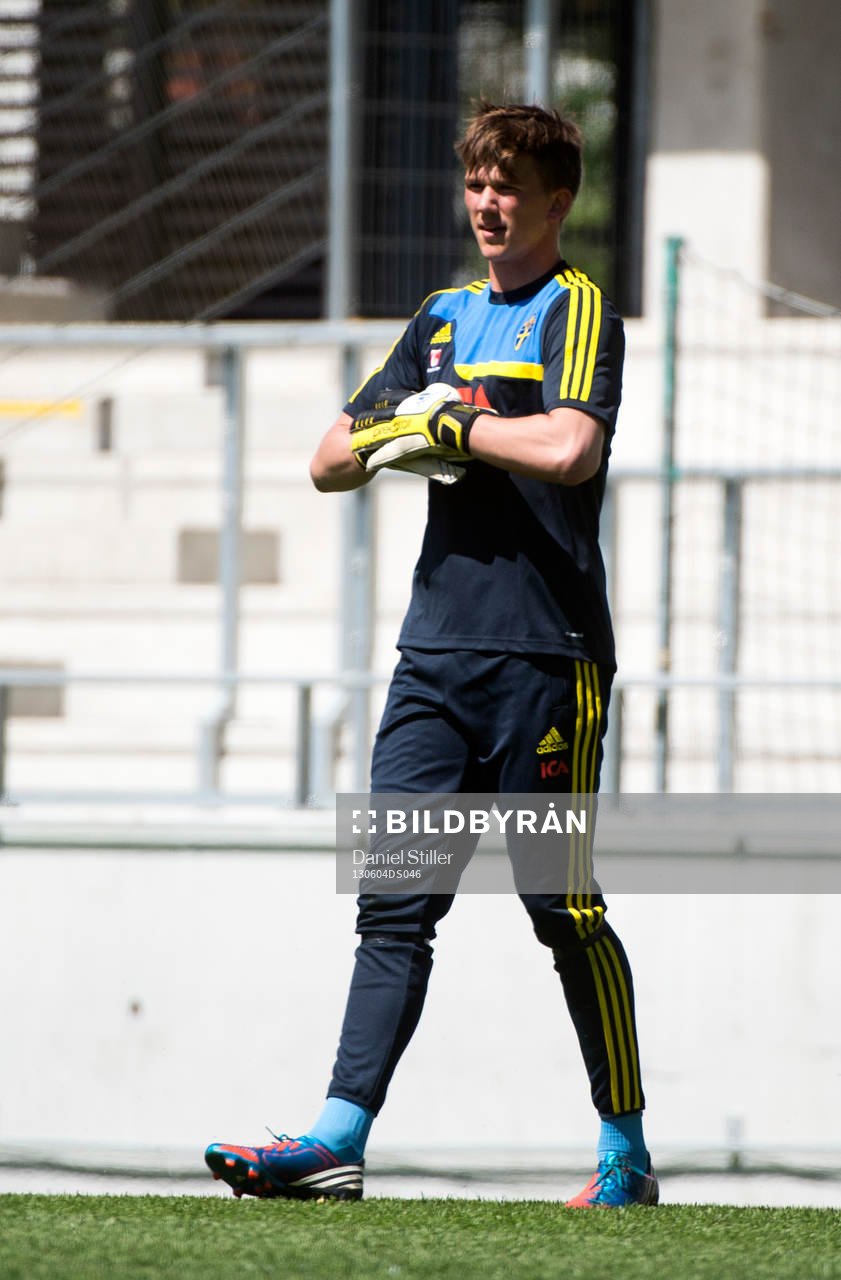 August Strömberg, målvakt