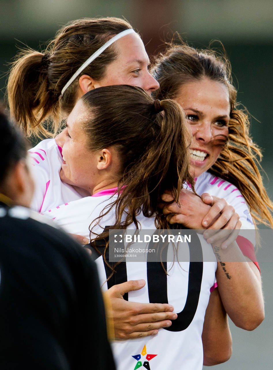 Lina Nilsson, Ramona Bachmann, Sara Björk Gunnarsdottir,
