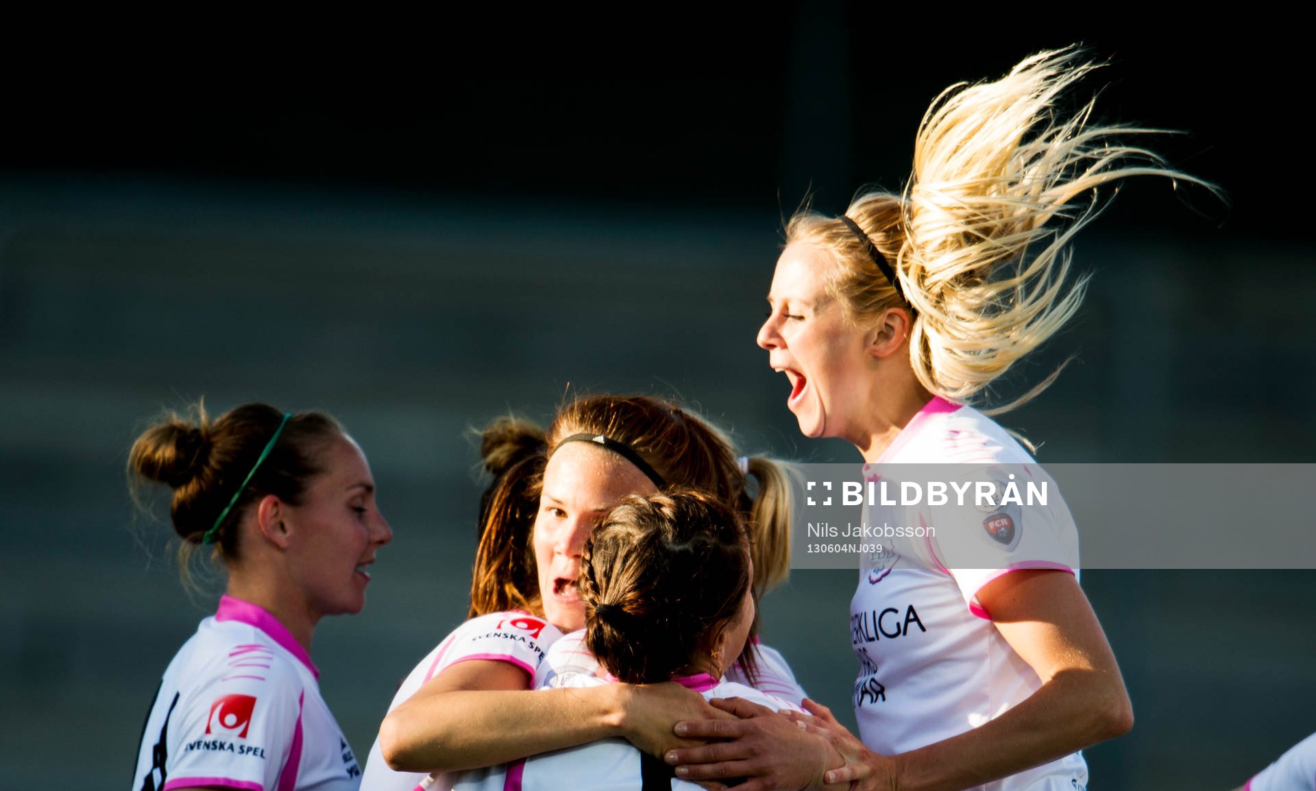 Amanda Ilestedt, LdB FC Malmö jublar