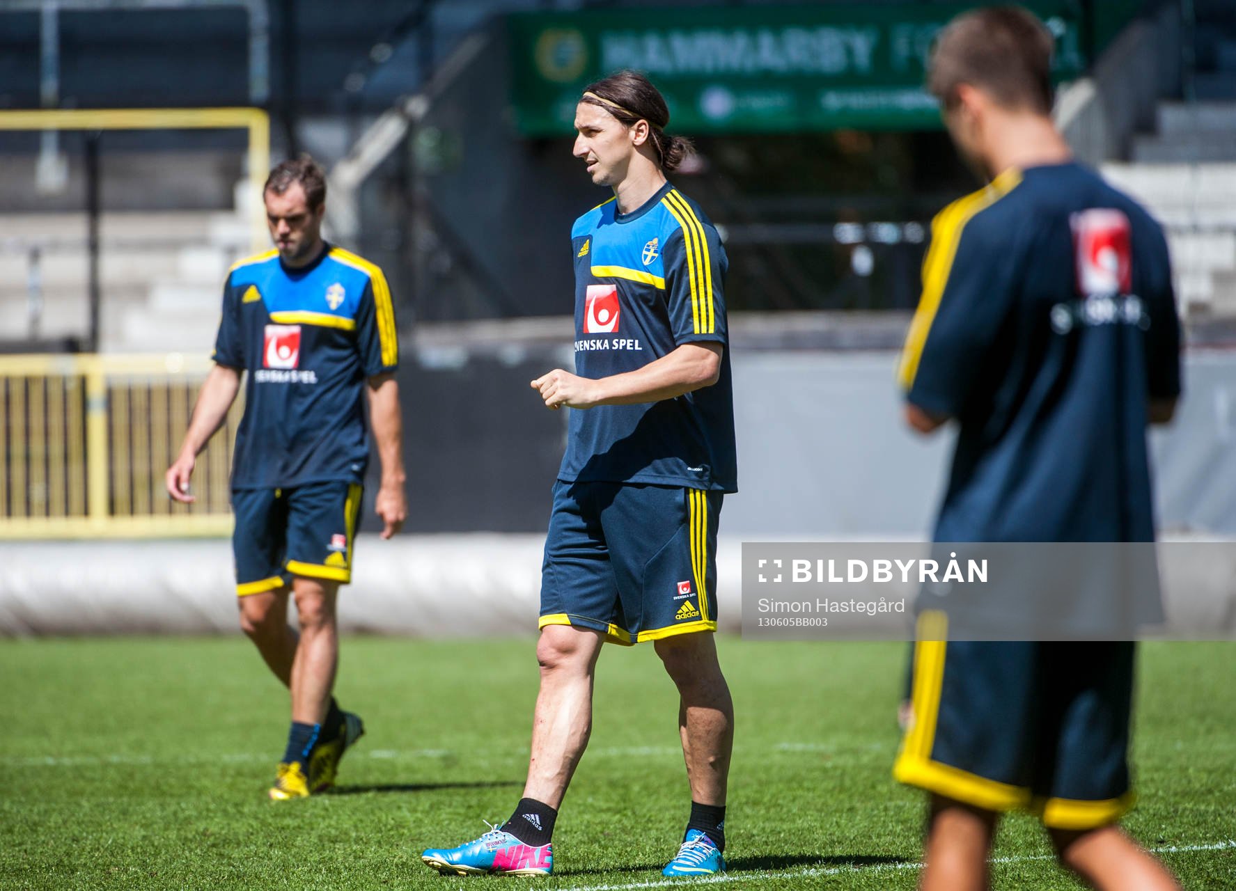 Johan Elmander, Alexander Kacaniklic, Zlatan Ibrahimovic,