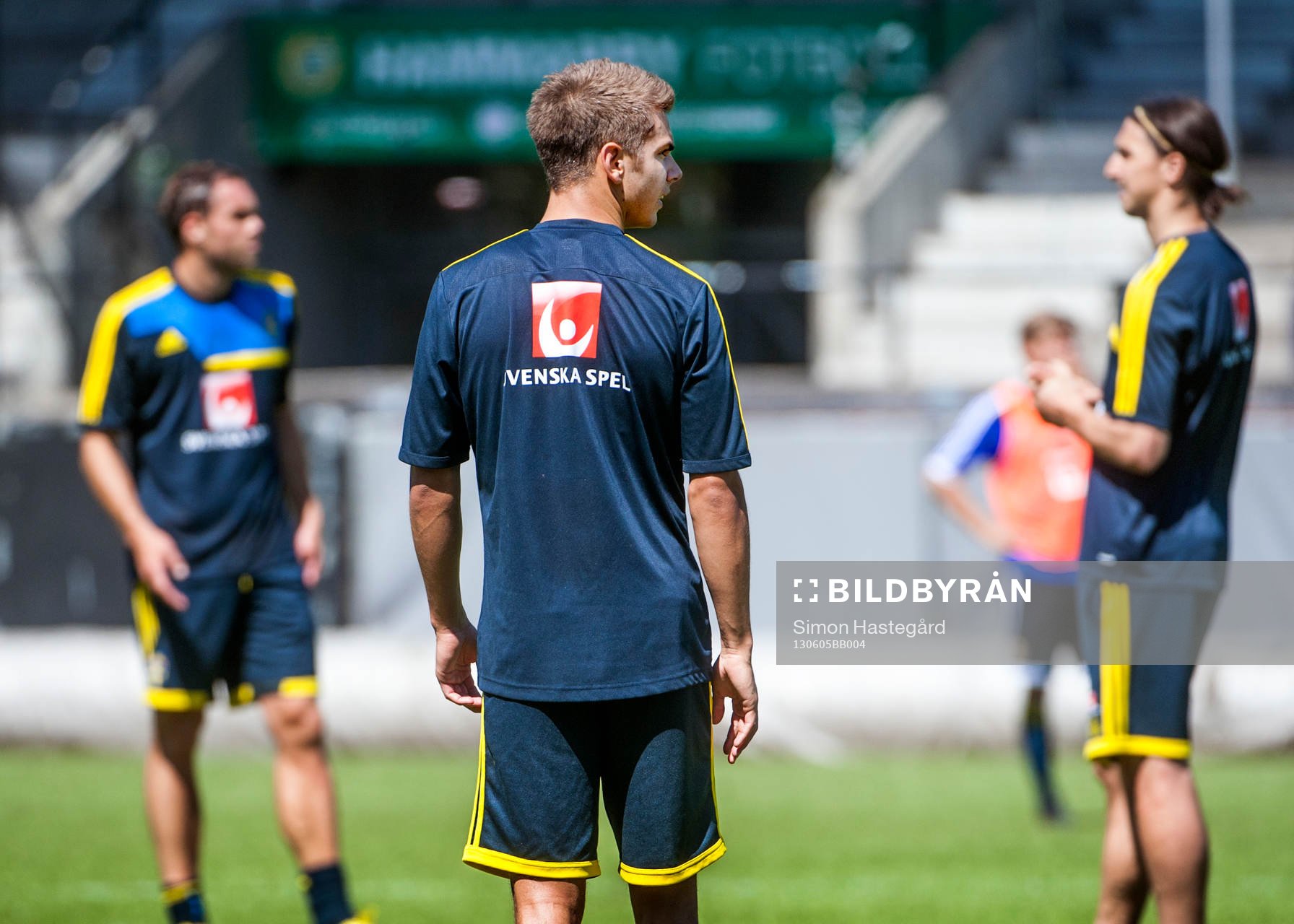 Johan Elmander, Alexander Kacaniklic, Zlatan Ibrahimovic,