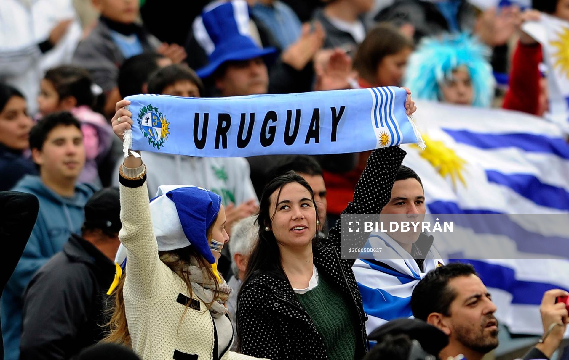 Supporters Uruguay - 05.06.2013 - Uruguay / France - match