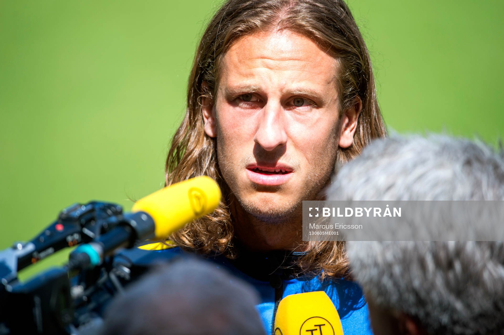 Träning på Söderstadion. Jonas Olsson