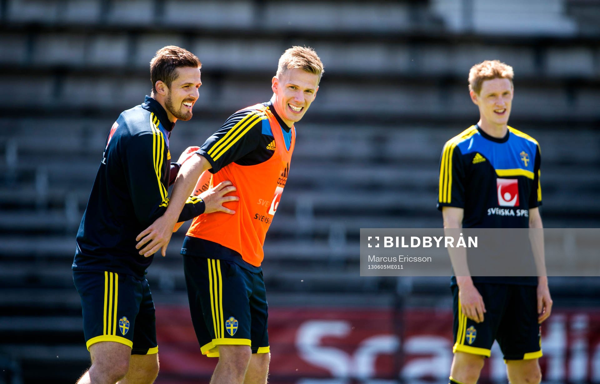 Träning på Söderstadion. Per Nilsson, Pontus Wernbloom