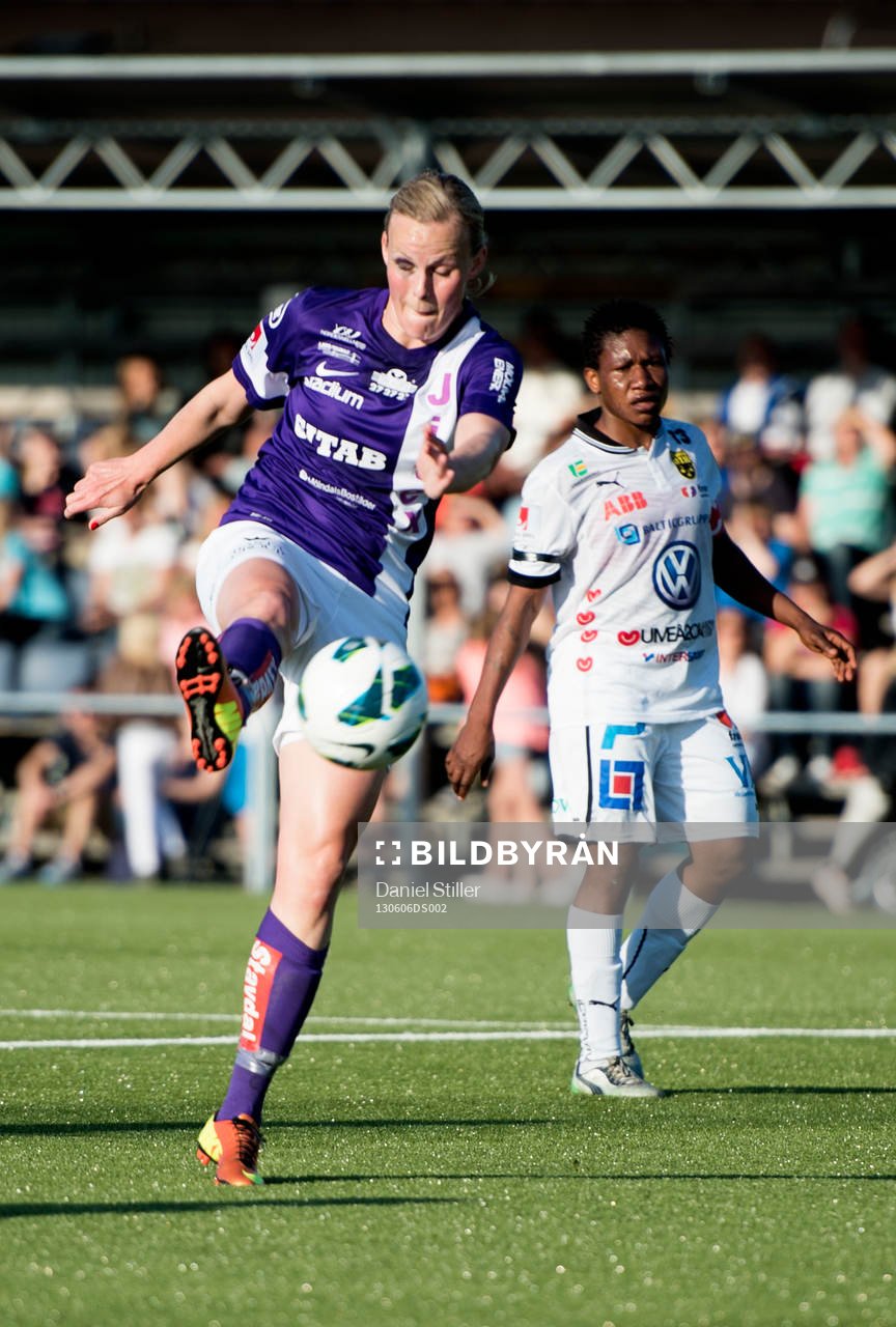 Annica Sjölund gör 1-0 för Jitex