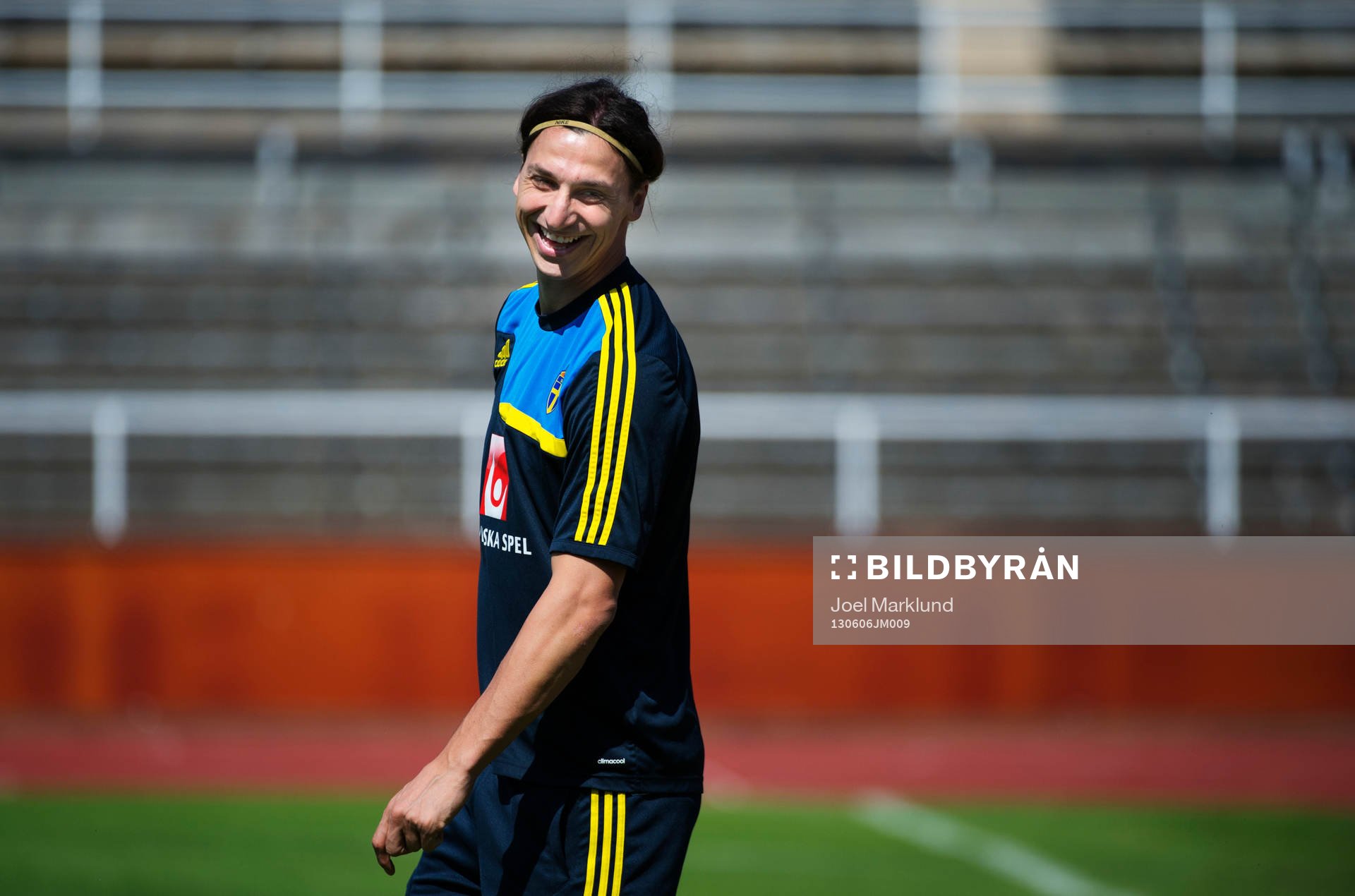 Zlatan Ibrahimovic skrattar