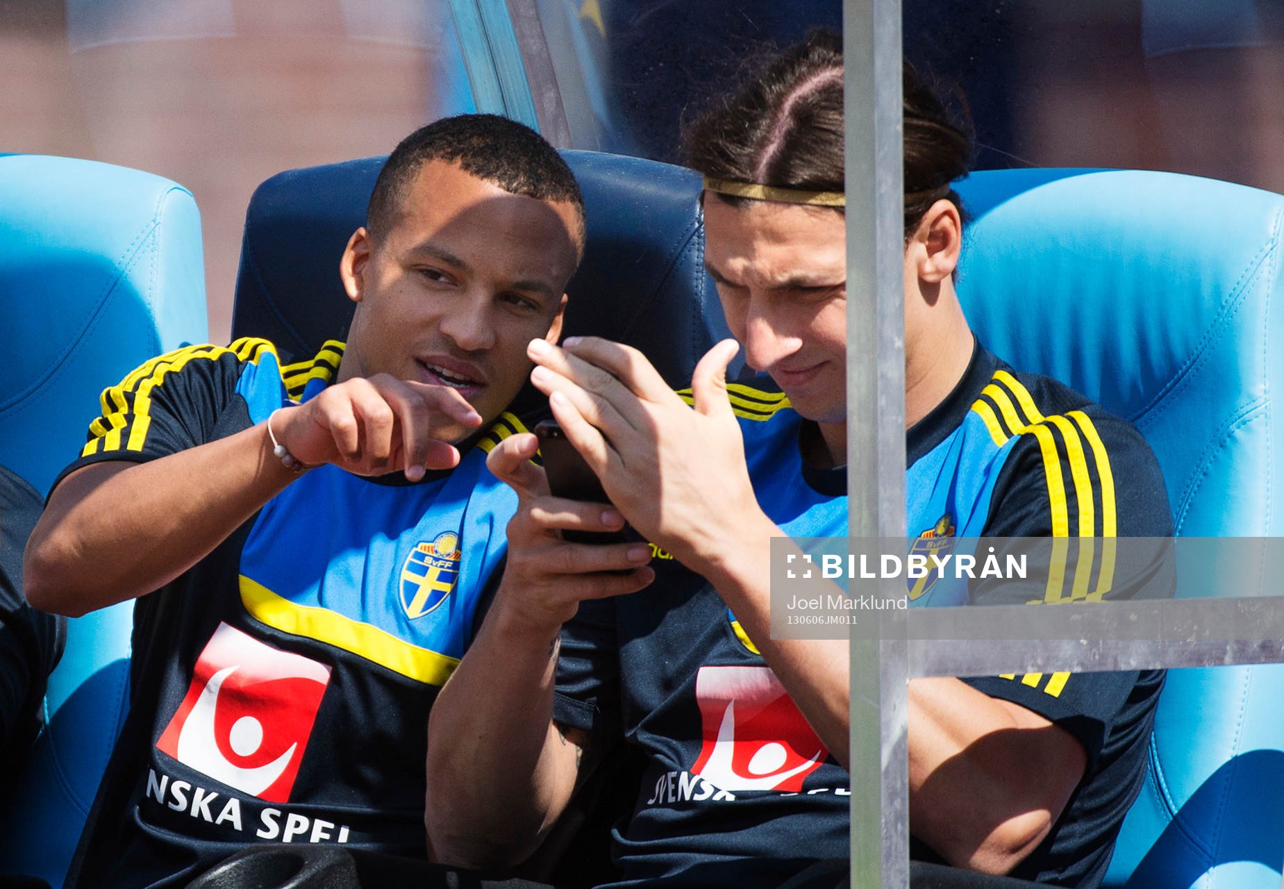 Martin Olsson och Zlatan Ibrahimovic