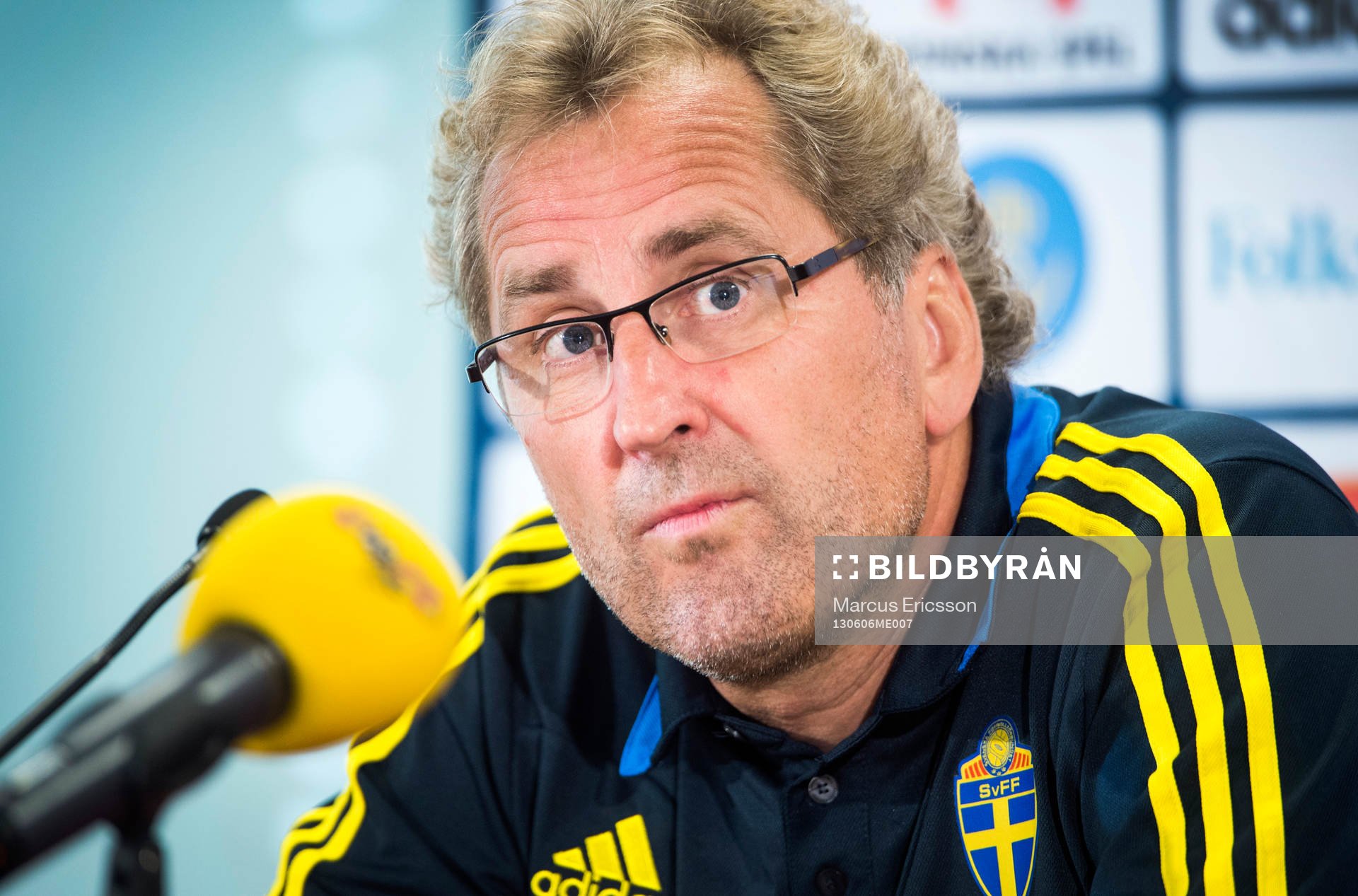 Presskonferens med Erik Hamrén, förbundskapten