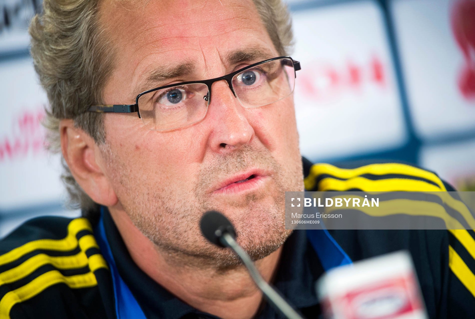 Presskonferens med Erik Hamrén, förbundskapten