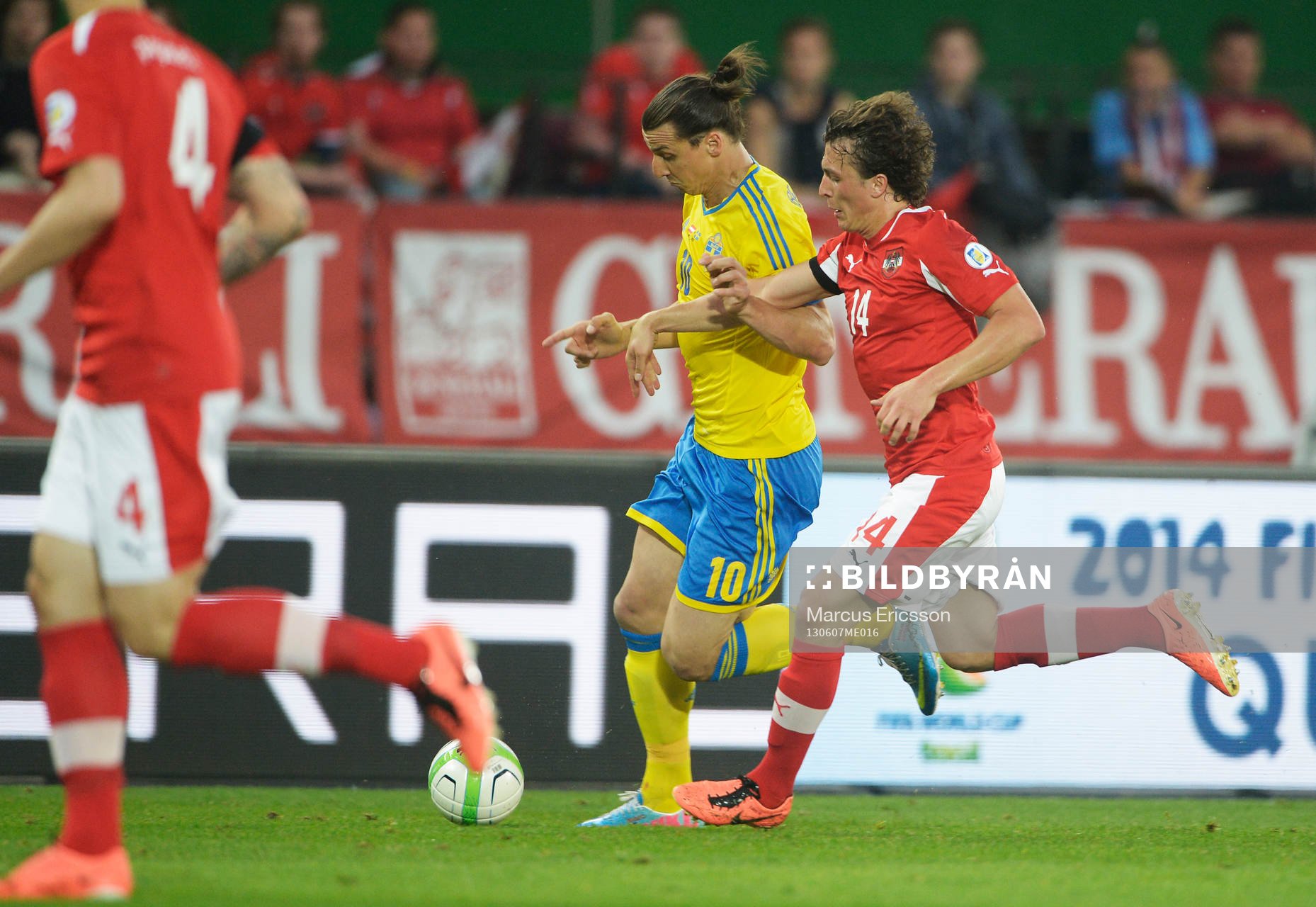 Zlatan Ibrahimovic, Sverige och julian Baumgartlinger,