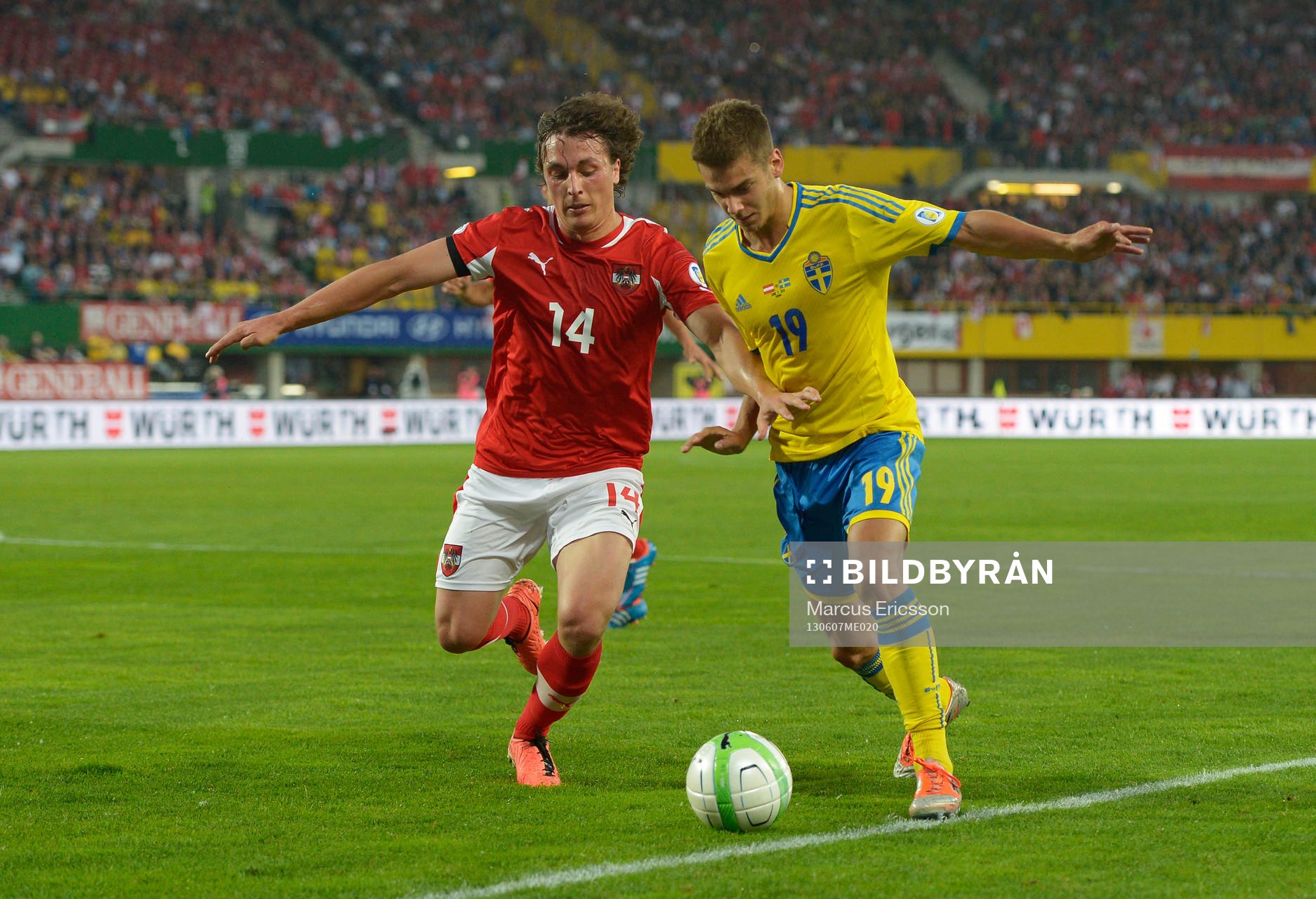 Alexander Kacaniklic, Sverige och Julian Baumgartlinger,