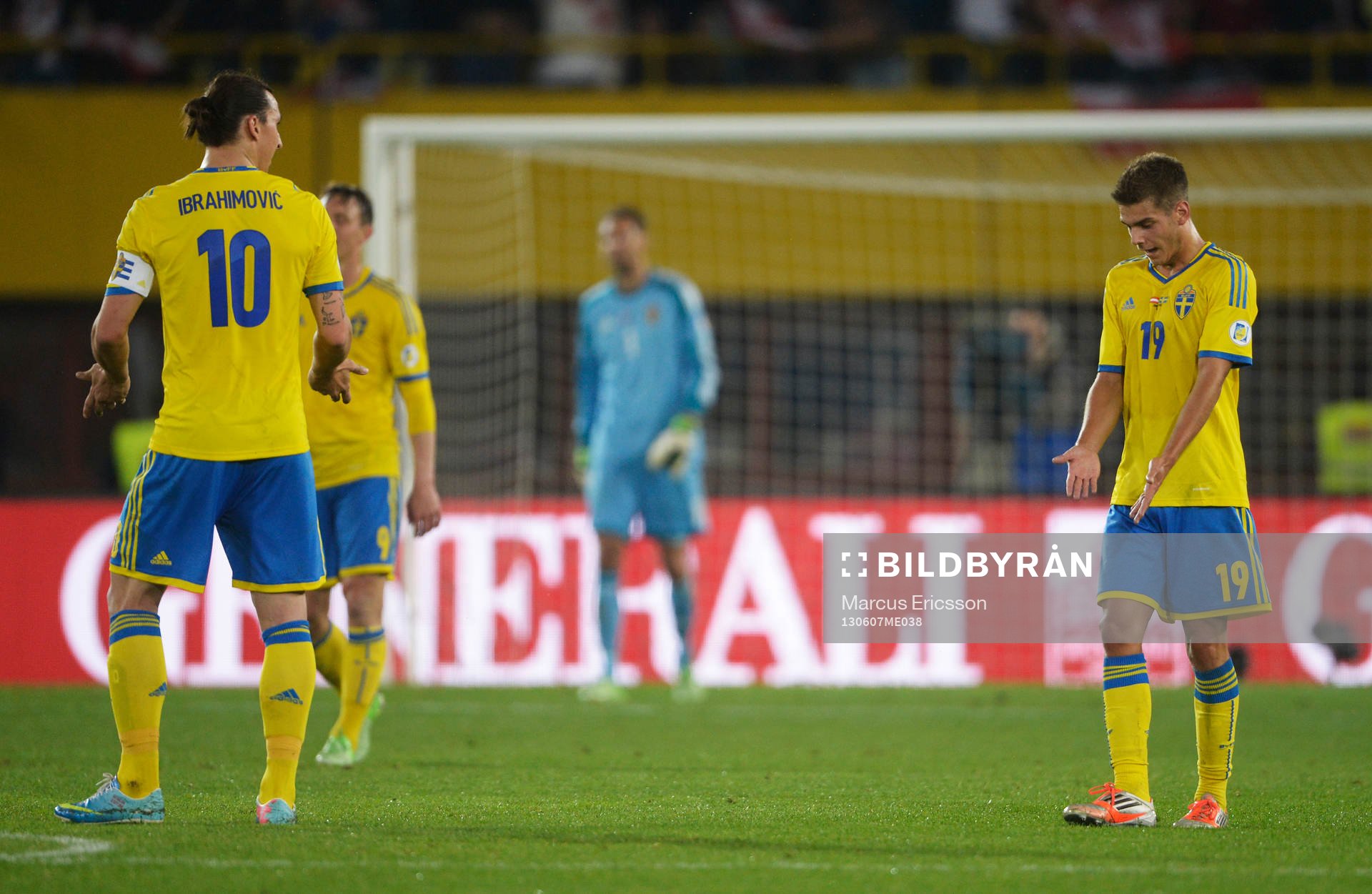Zlatan Ibrahimovic och Alexander Kacaniklic, Sverige