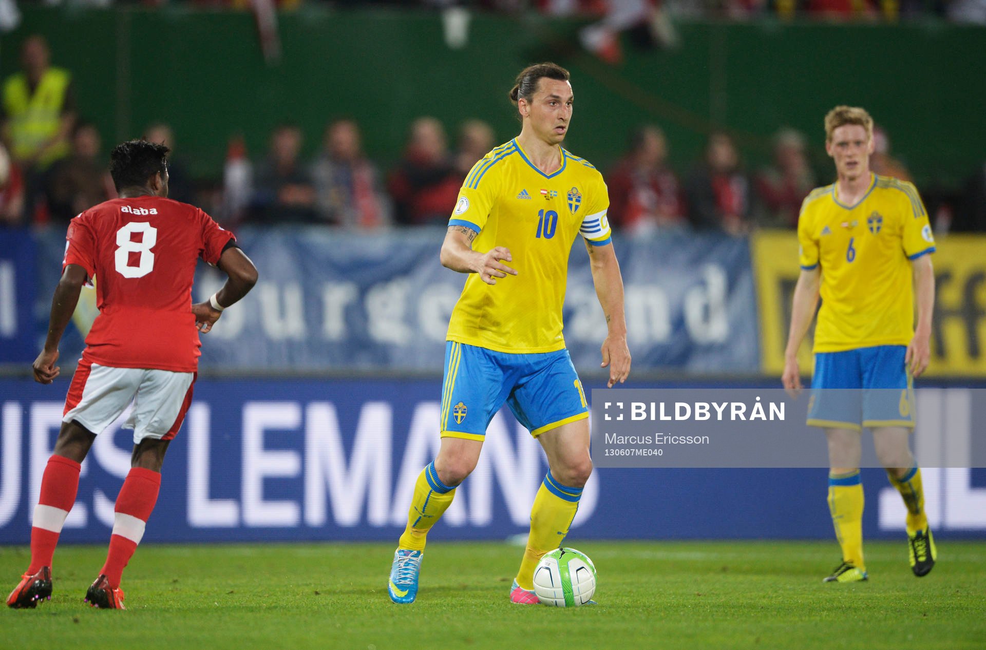 David Alaba, Österrike och Zlatan Ibrahimovic och Rasmus