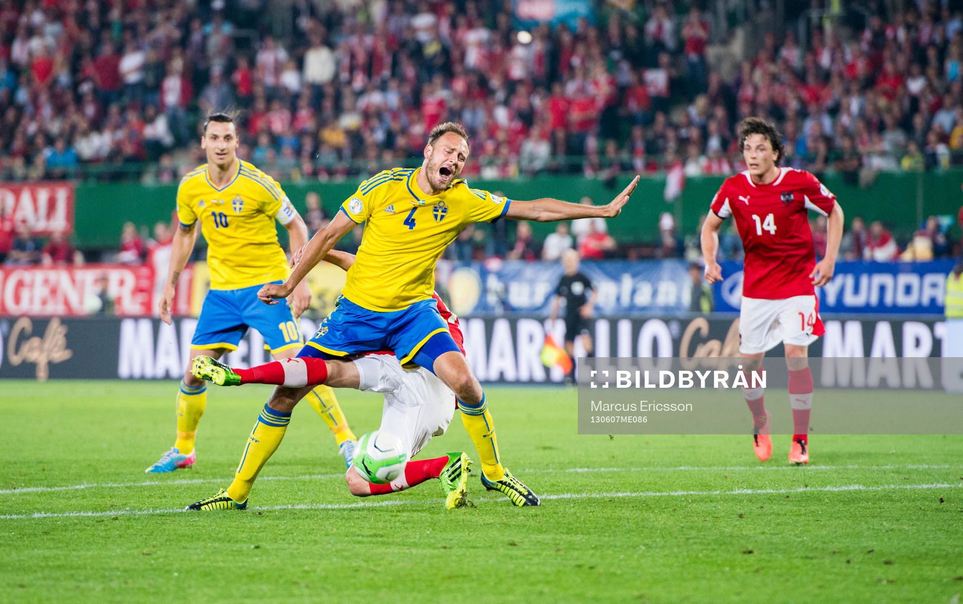 Andreas Granqvist, Sverige sparkas ned i slutminuterna men