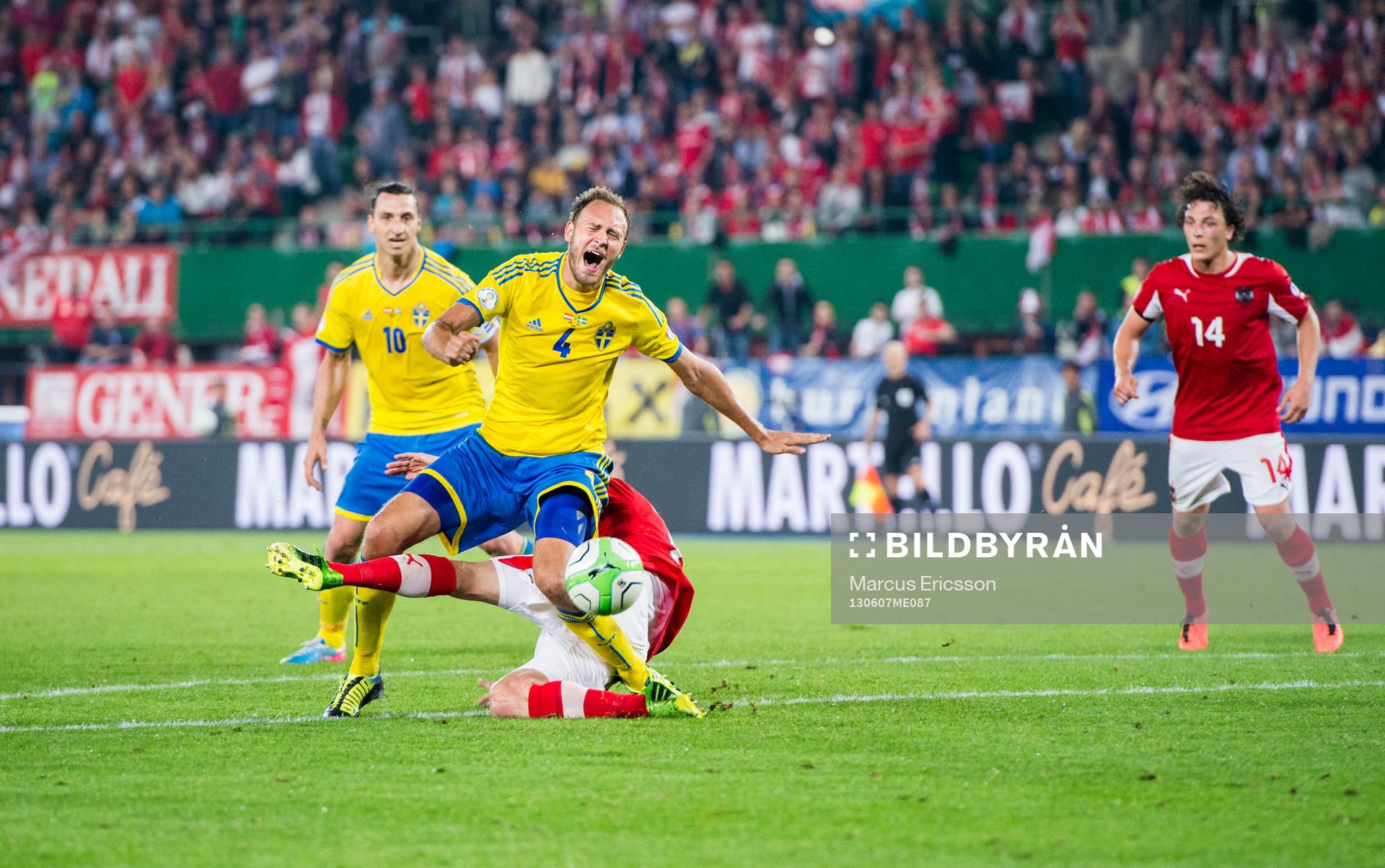 Andreas Granqvist, Sverige sparkas ned i slutminuterna men