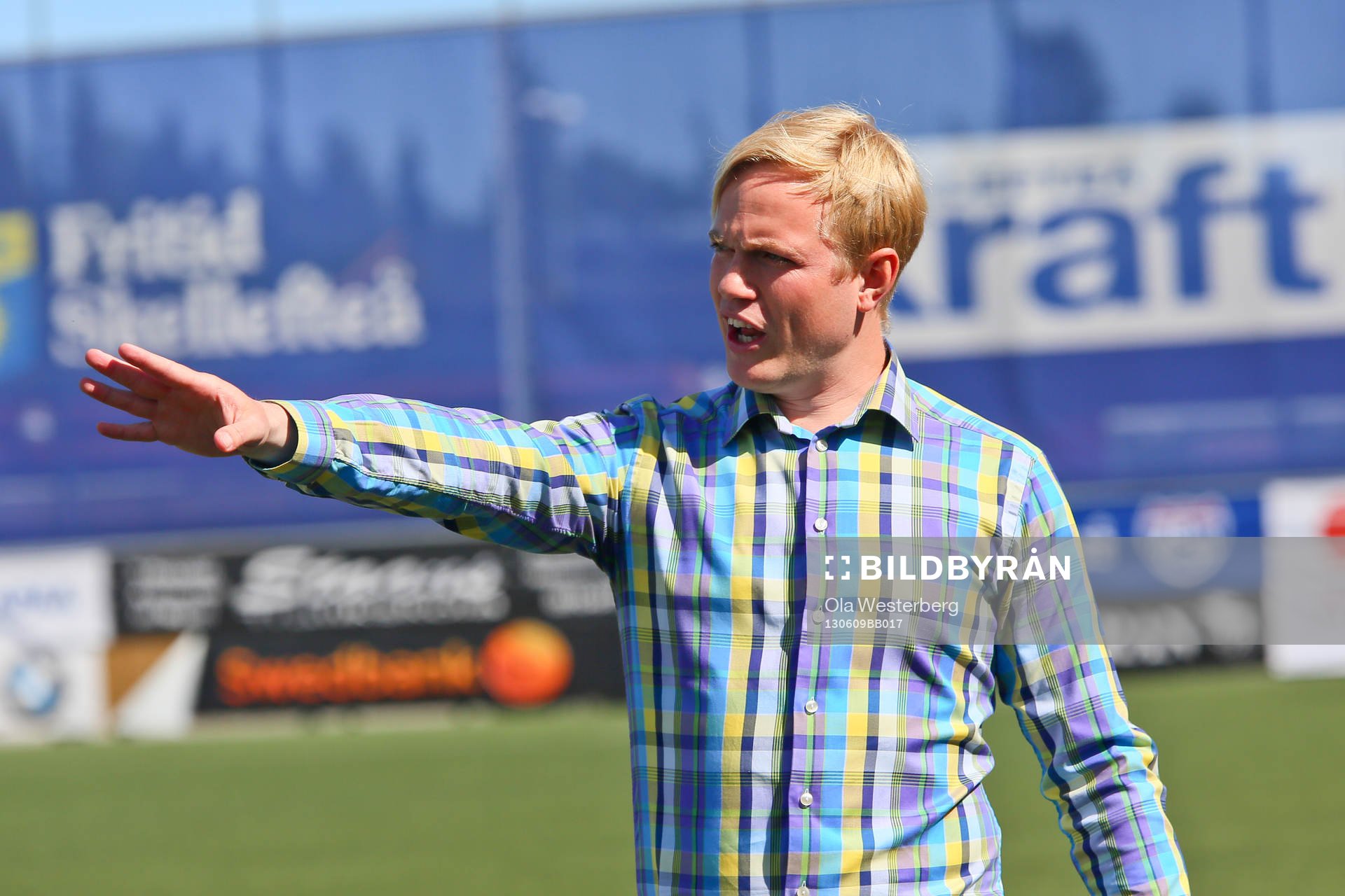 Fotboll, Damallsvenskan, Sunnanå SK - LdB FC Malmö: LdB FC Malmös tränare Jonas Eidevall