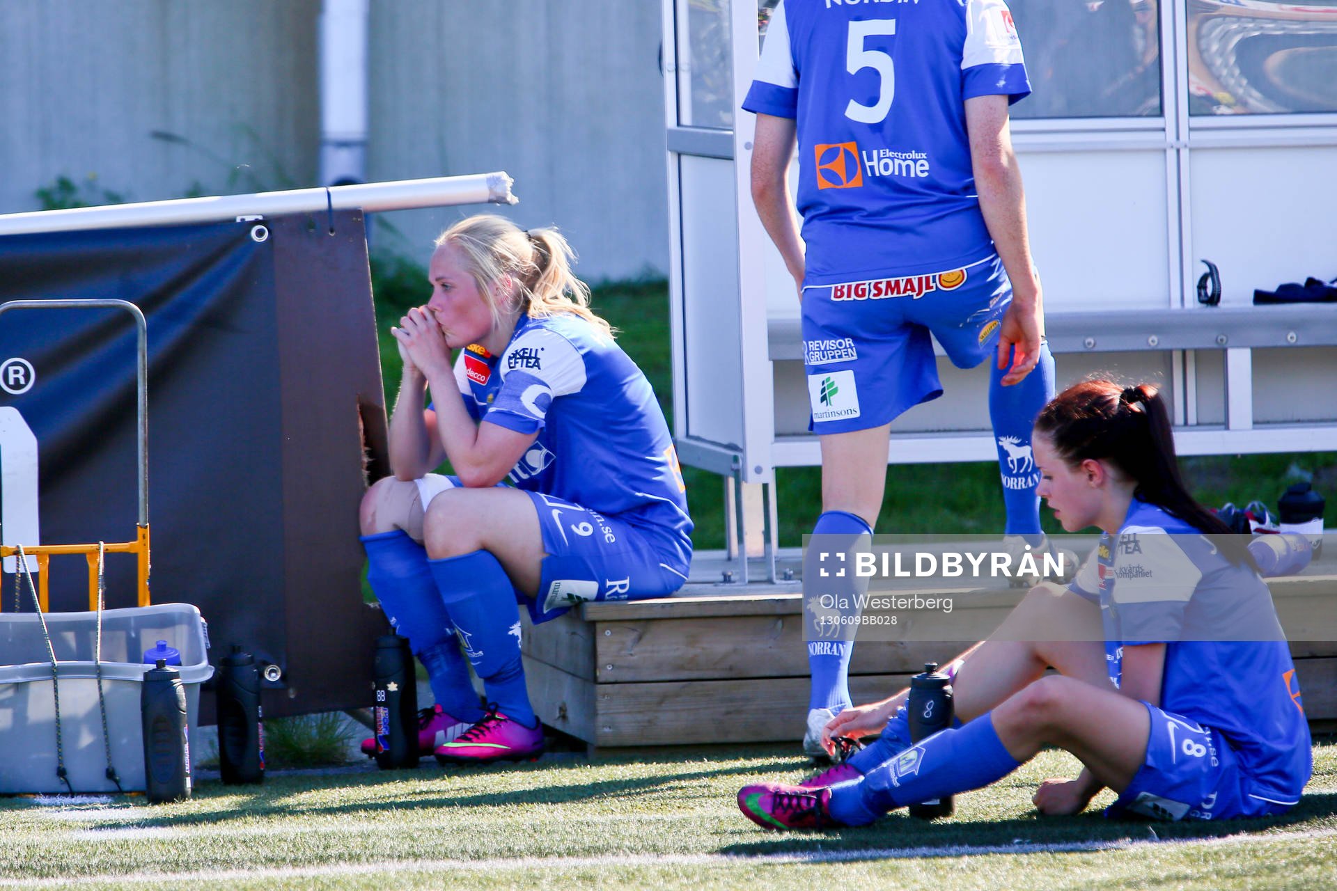 Sunnanås lagkapten Carina Holmberg deppar