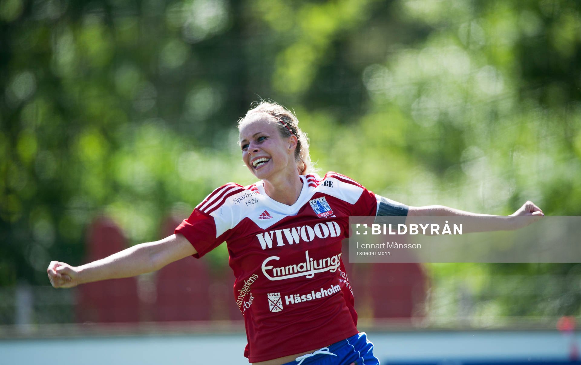 Fotboll, damallsvenskan, Vittsjö - Umeå: 3-0 Sofie Andersson, Vittsjö