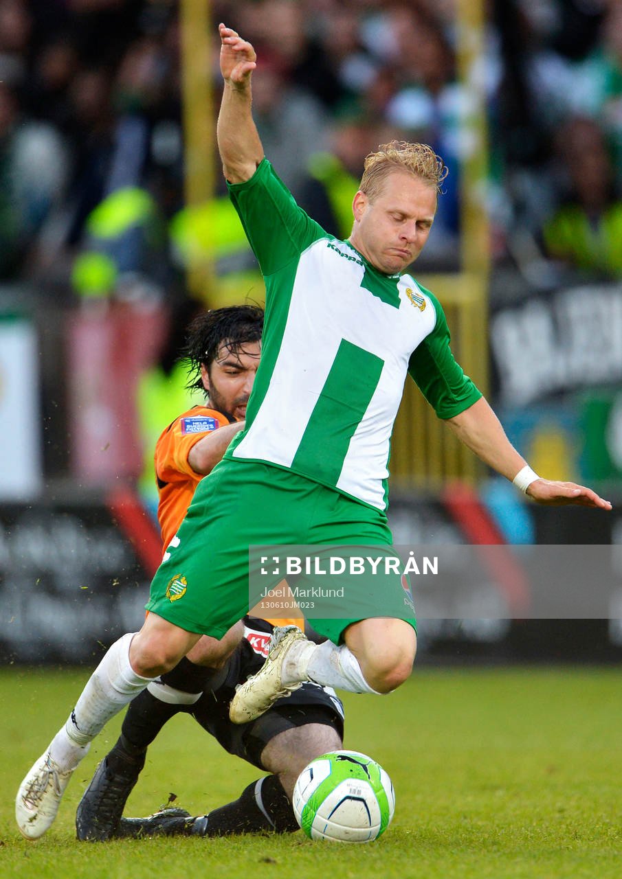 Varbergs Ahmet Özdemirok fäller Erik Sundin och blir