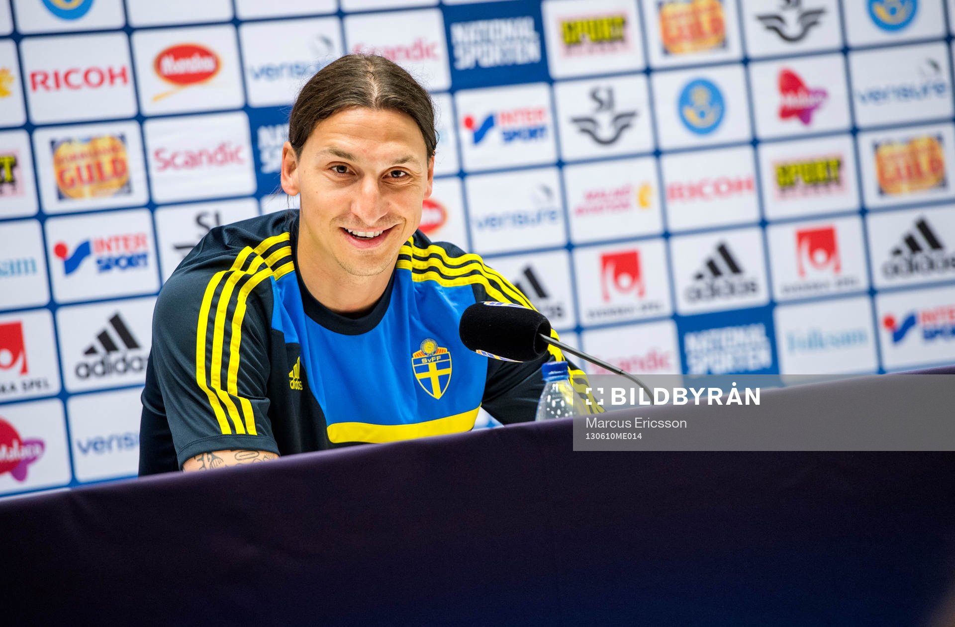Presskonferens med Zlatan Ibrahimovic