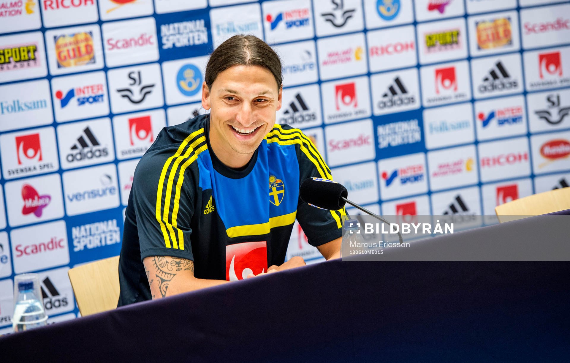 Presskonferens med Zlatan Ibrahimovic