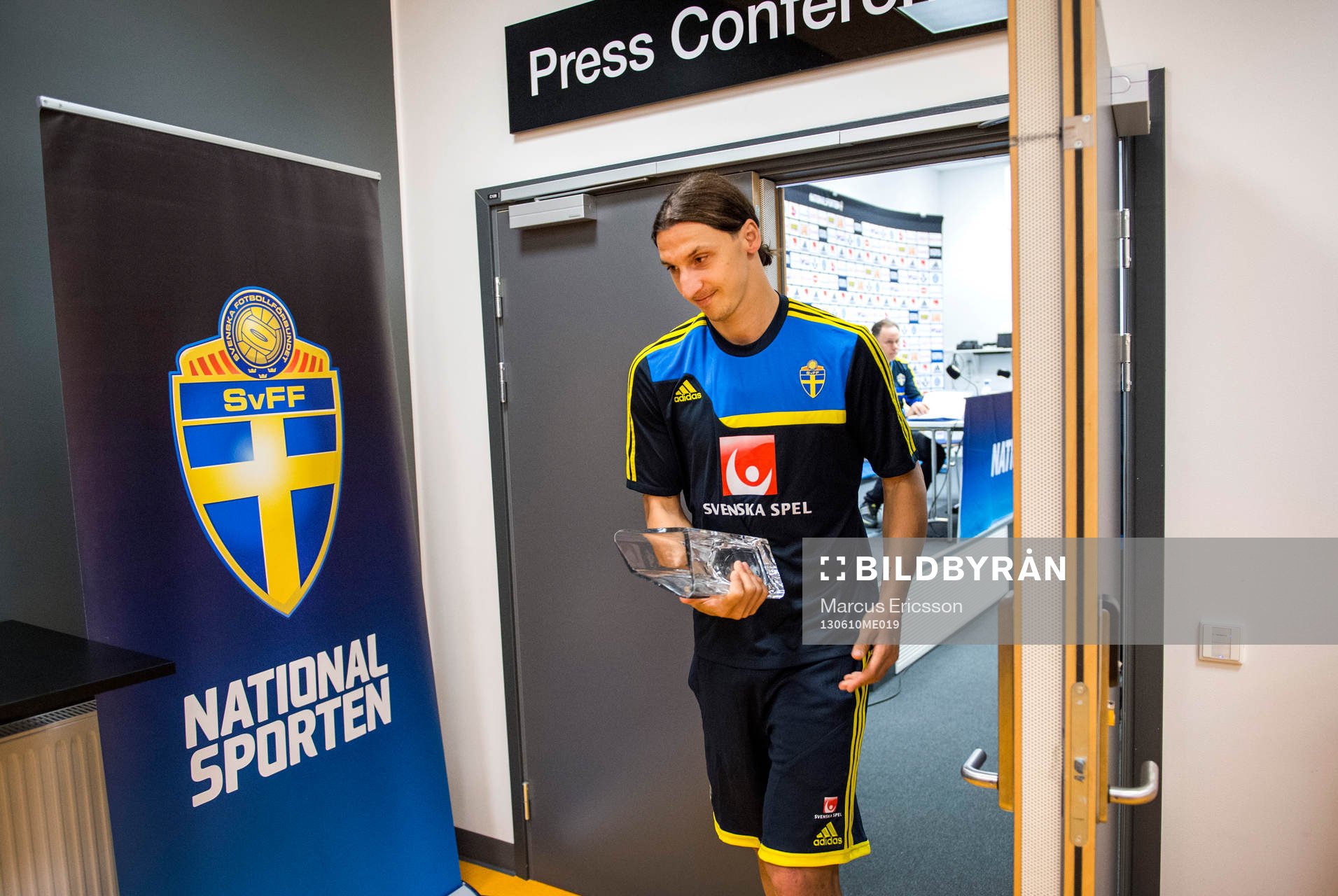 Presskonferens med Zlatan Ibrahimovic