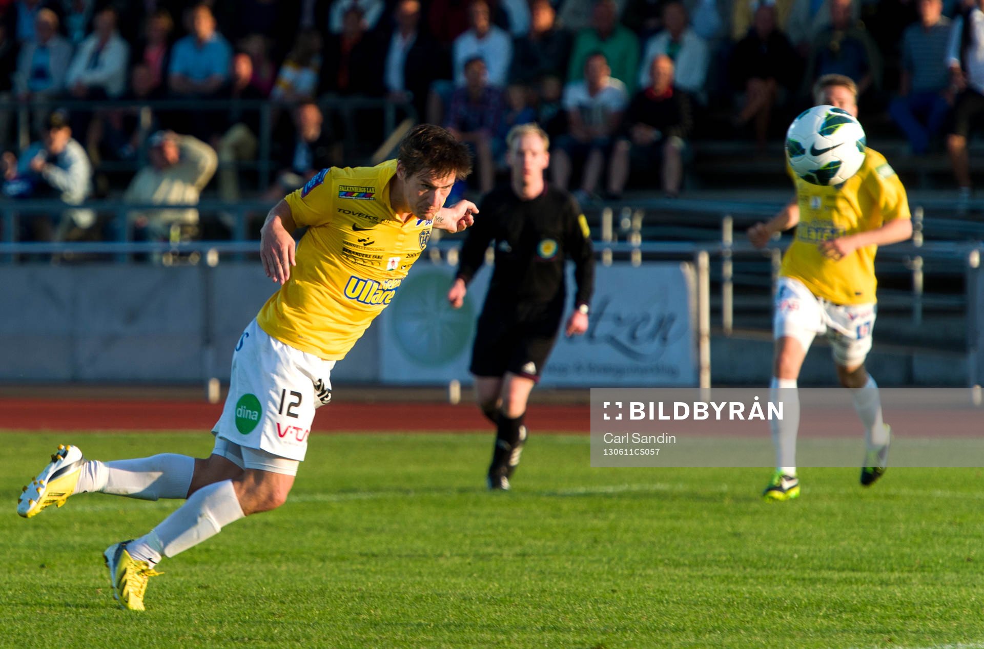 Victor Sköld, Falkenberg, nickar mot mål