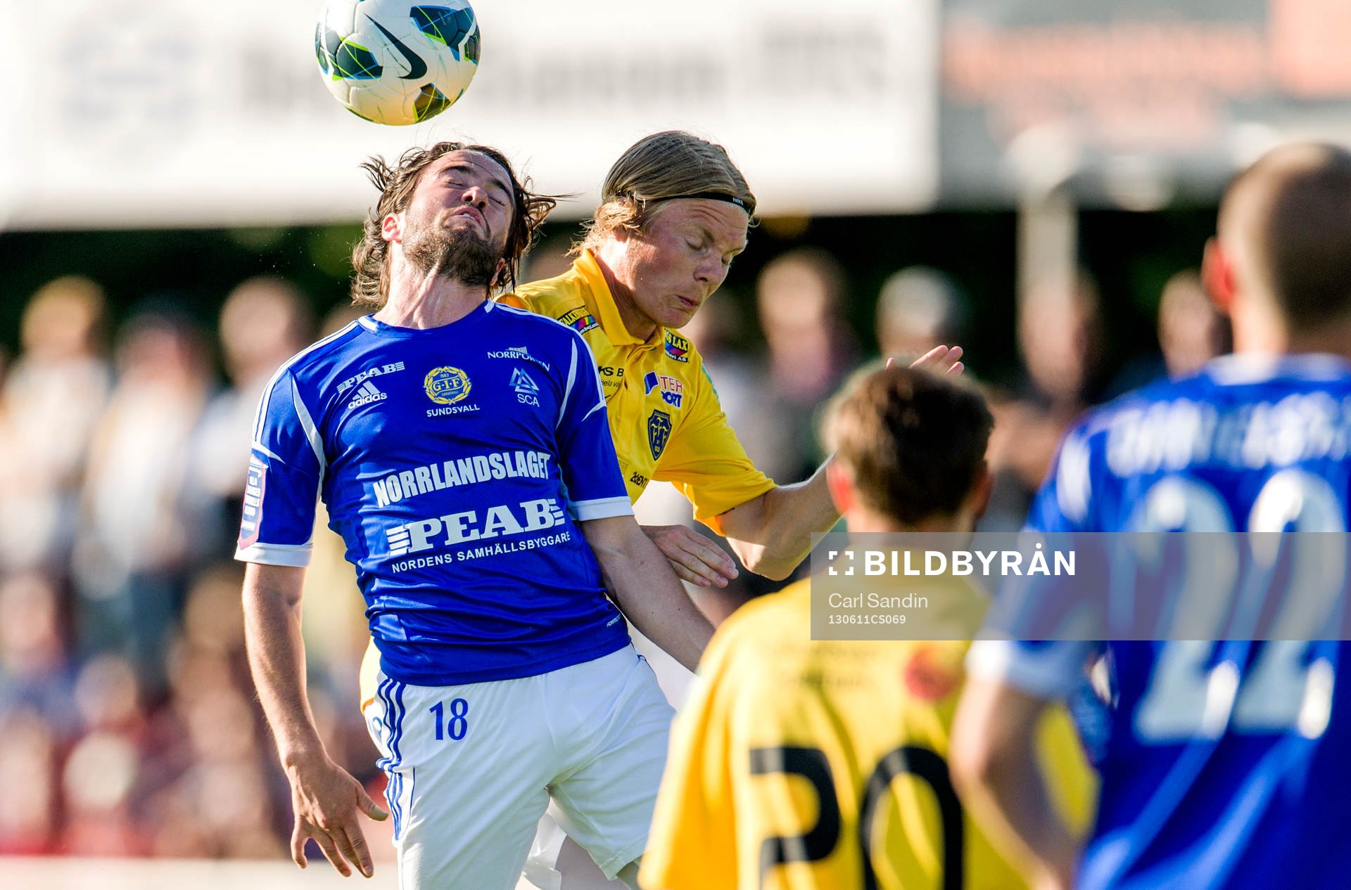 Nickduell mellan Robin Sellin, Sundsvall, och Johan Svahn,