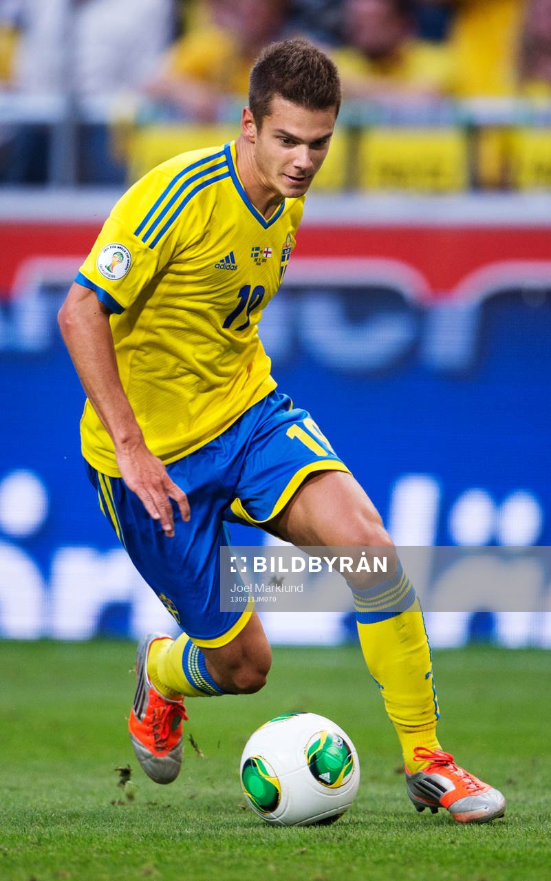 Sveriges Alexander Kacaniklic i matchen mellan Sverige och
