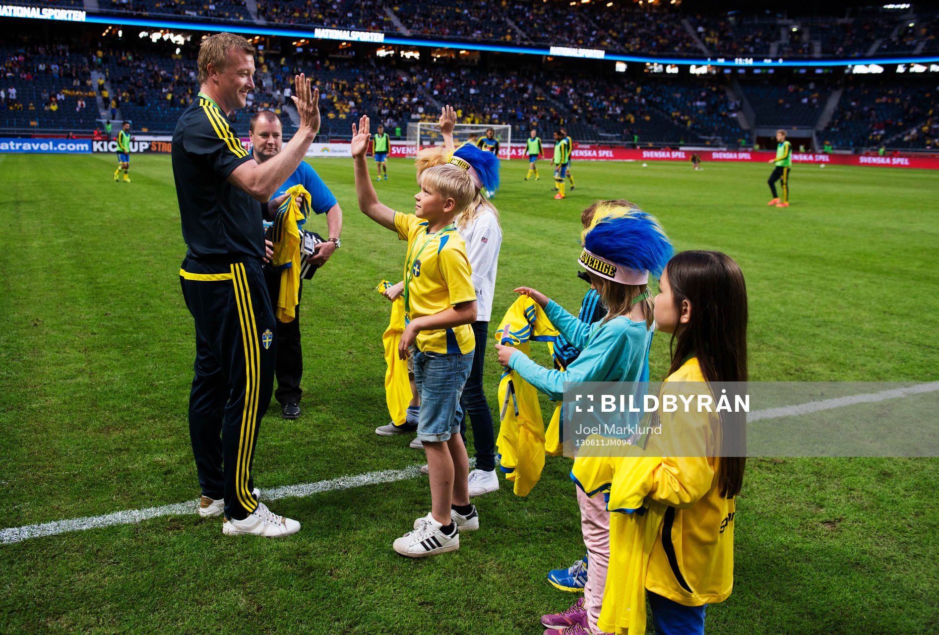 Magnus Hedman deltar i en prisutdelning med Verisure