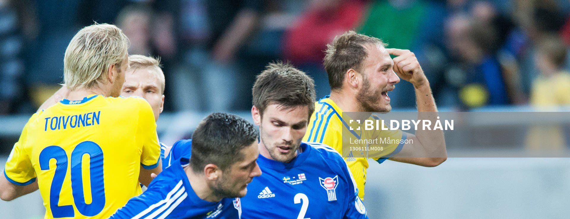 Utvisning, Andreas Granqvist, Sverige. Nikolay Yordanov,