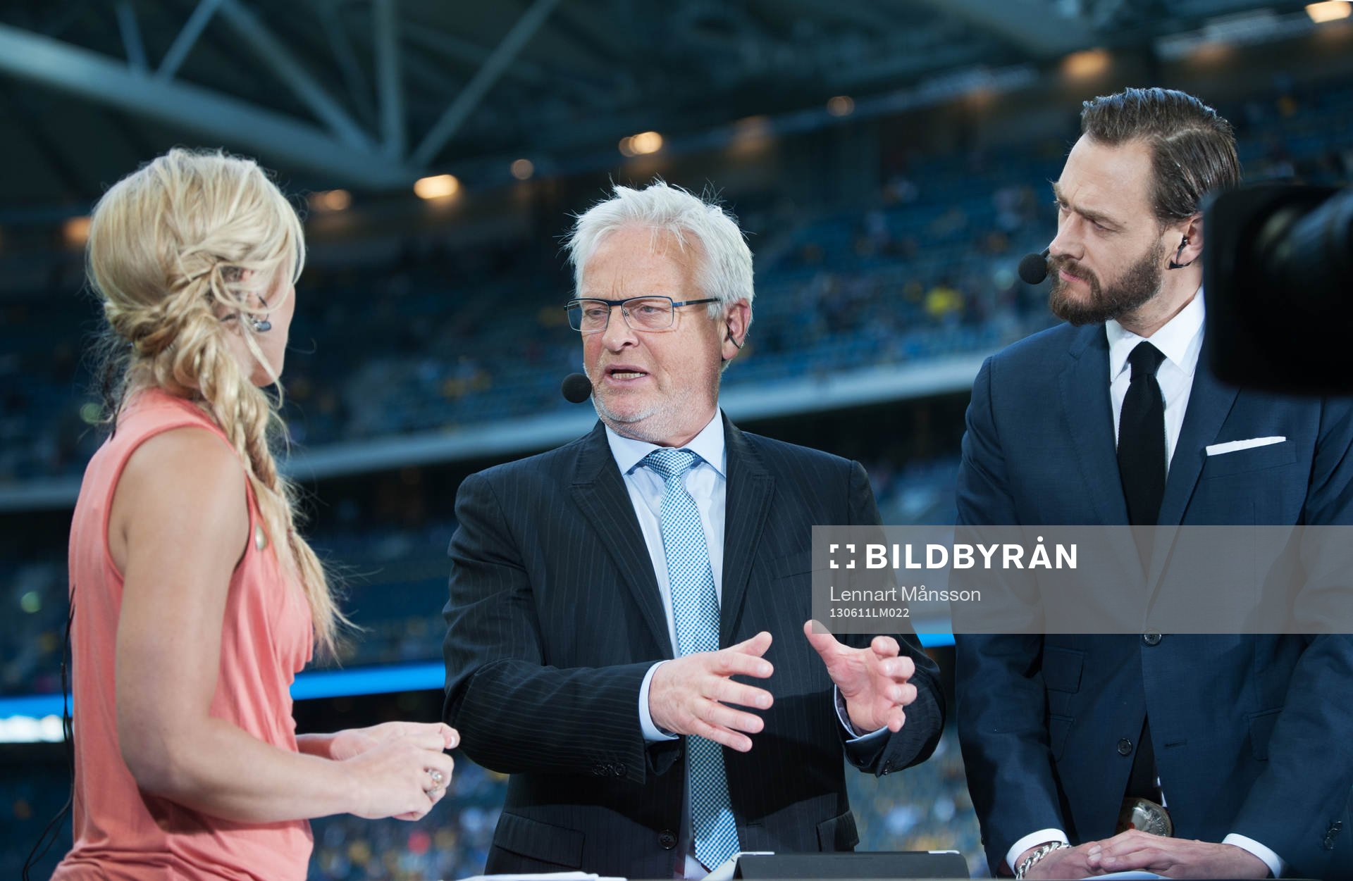 Anna Brolin, Hans Backe och Olof Lundh, TV4