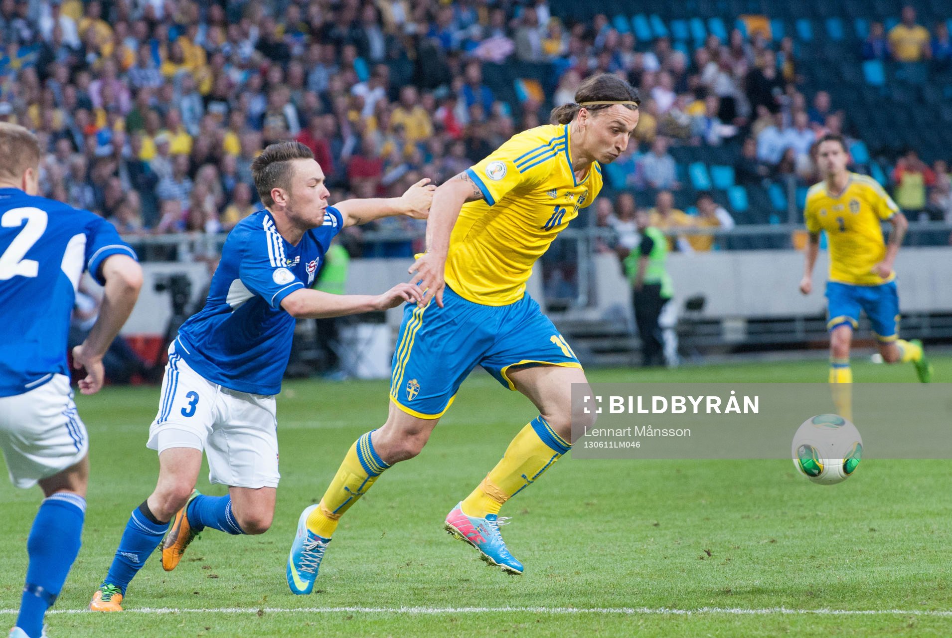 Zlatan Ibrahimovic, Sverige, mot Viljormur Davidsen,