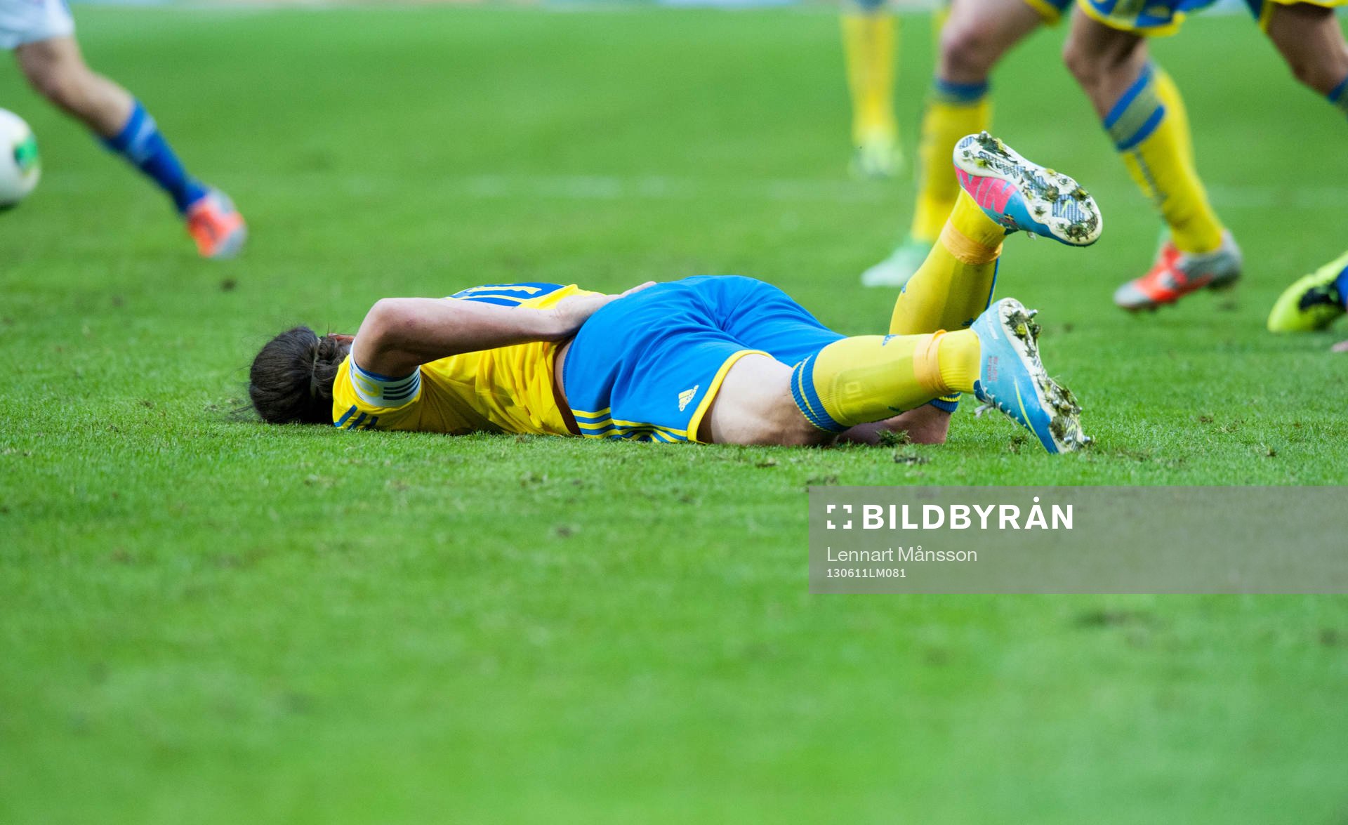 Skada, Zlatan Ibrahimovic, Sverige, ont i ryggen