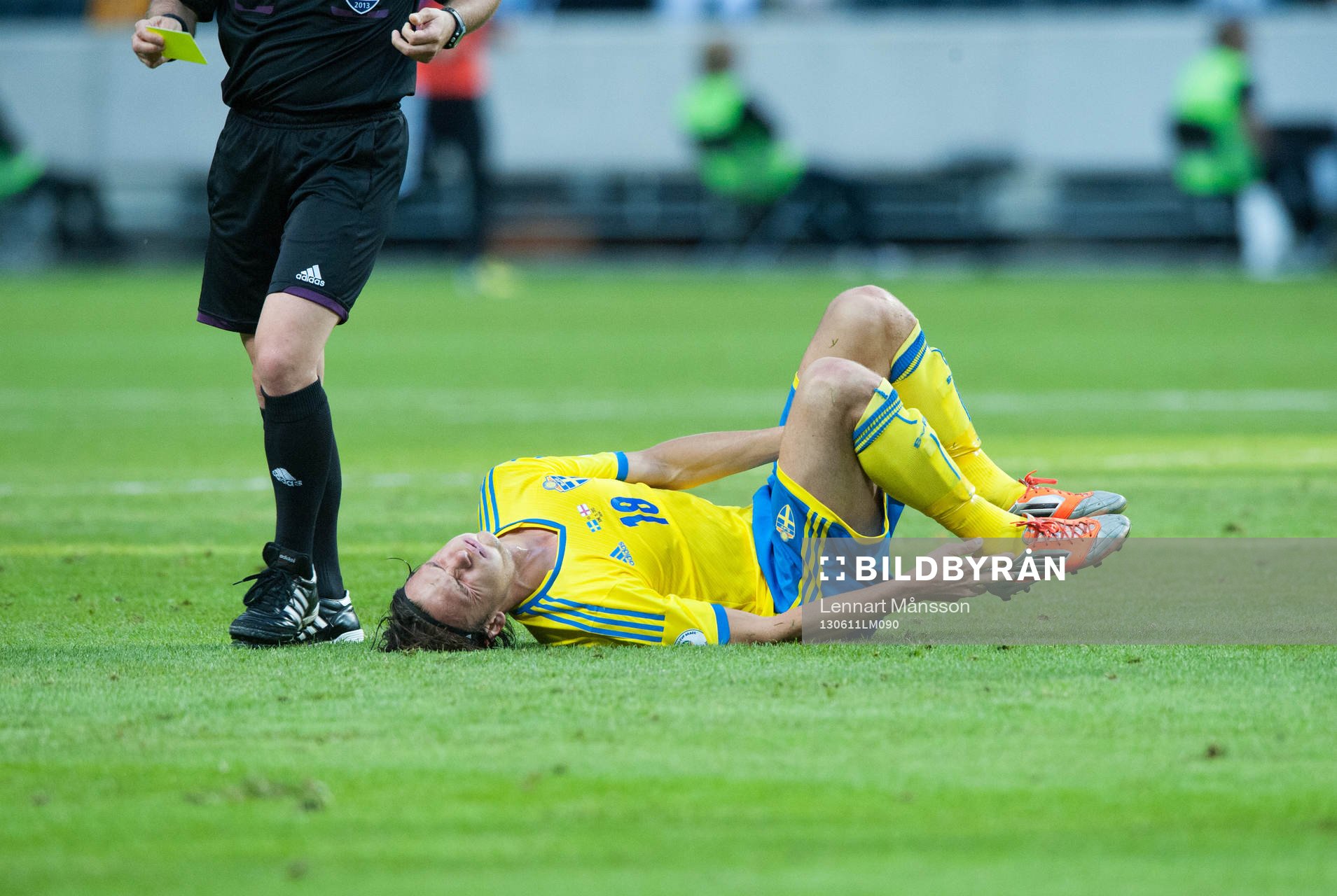 Skada, Albin Ekdal, Sverige, skadad