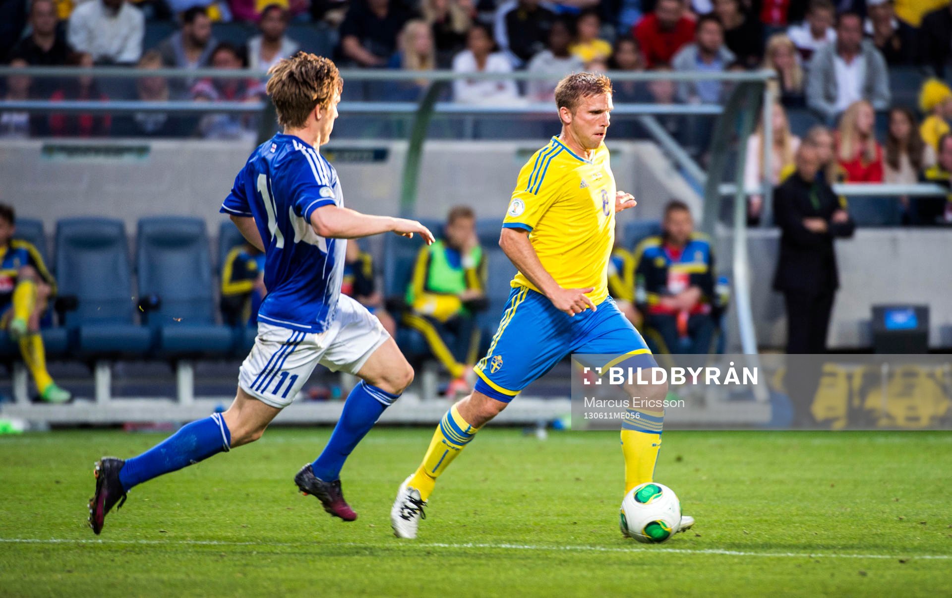 Anders Svensson, Sverige i matchen mellan Sverige och