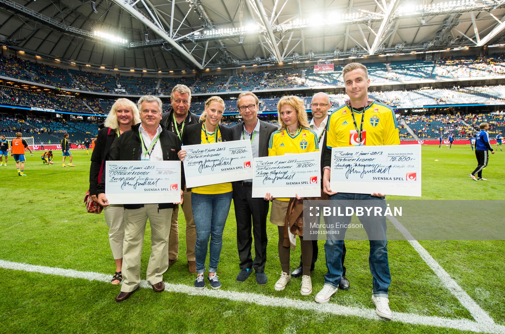 i matchen mellan Sverige och Färöarna i VM-kvalet i