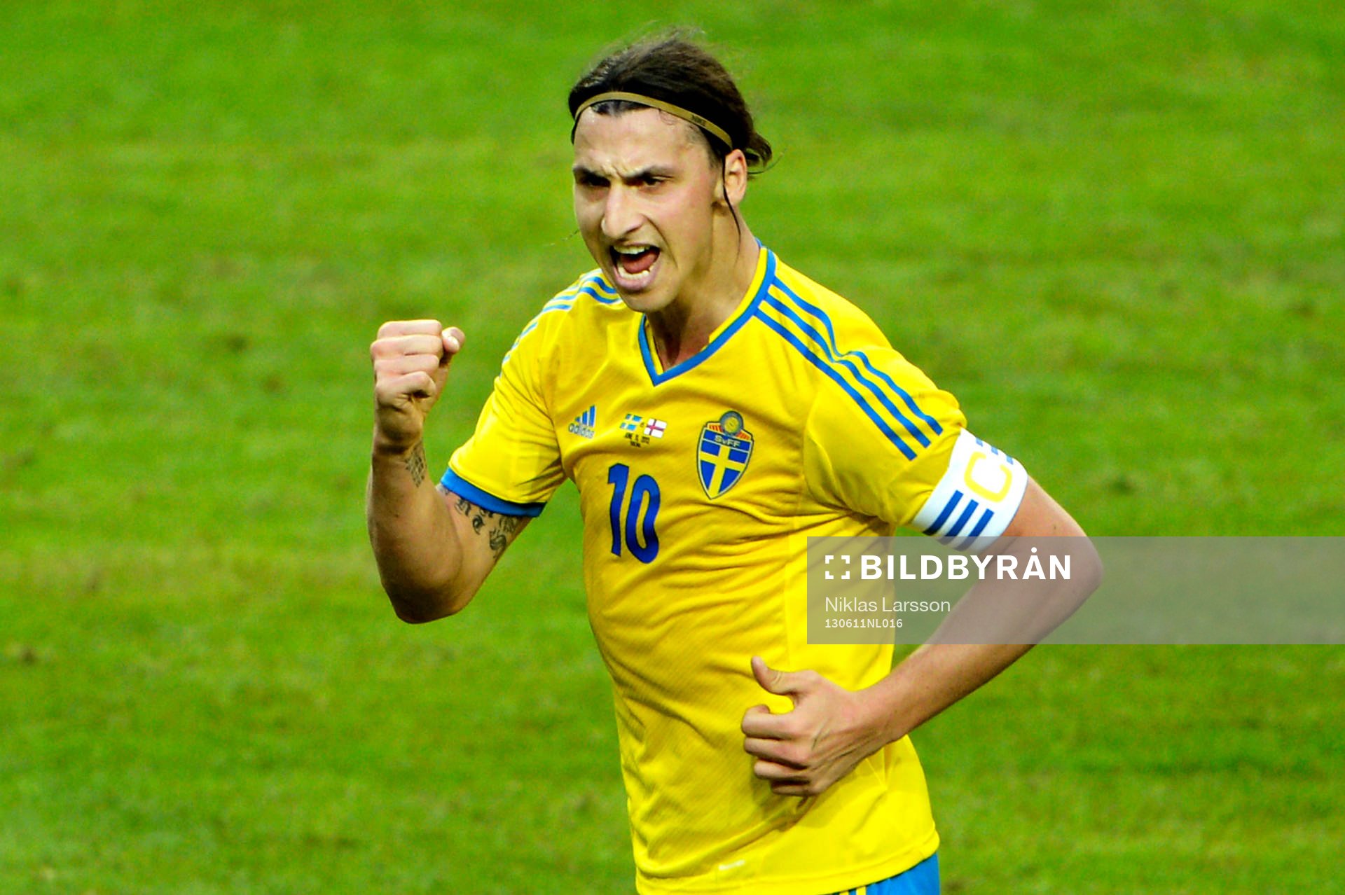 Zlatan Ibrahimovic, Sverige, jublar