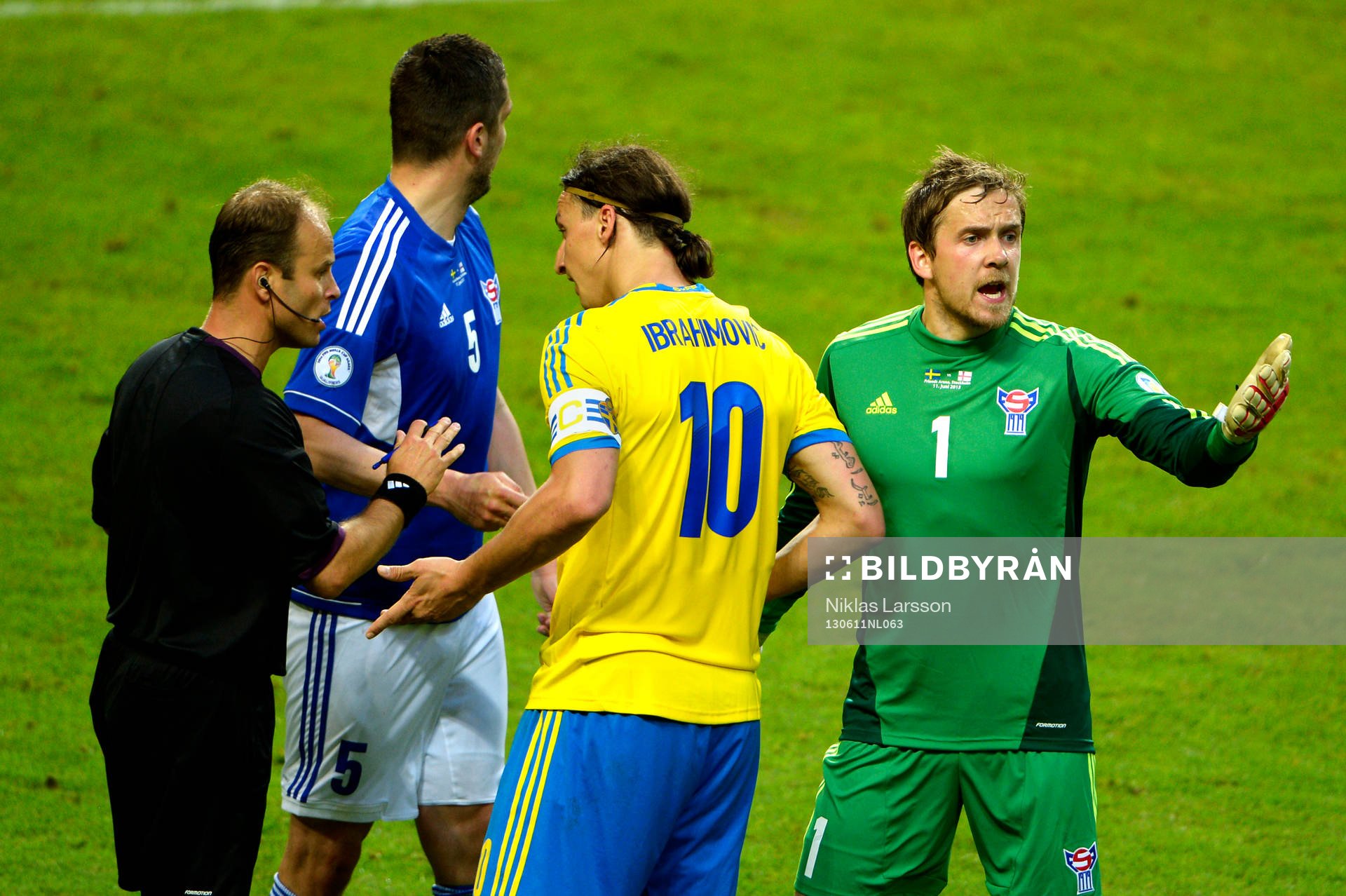 Zlatan Ibrahimovic, Sverige och Atli Gregersen samt Gunnar