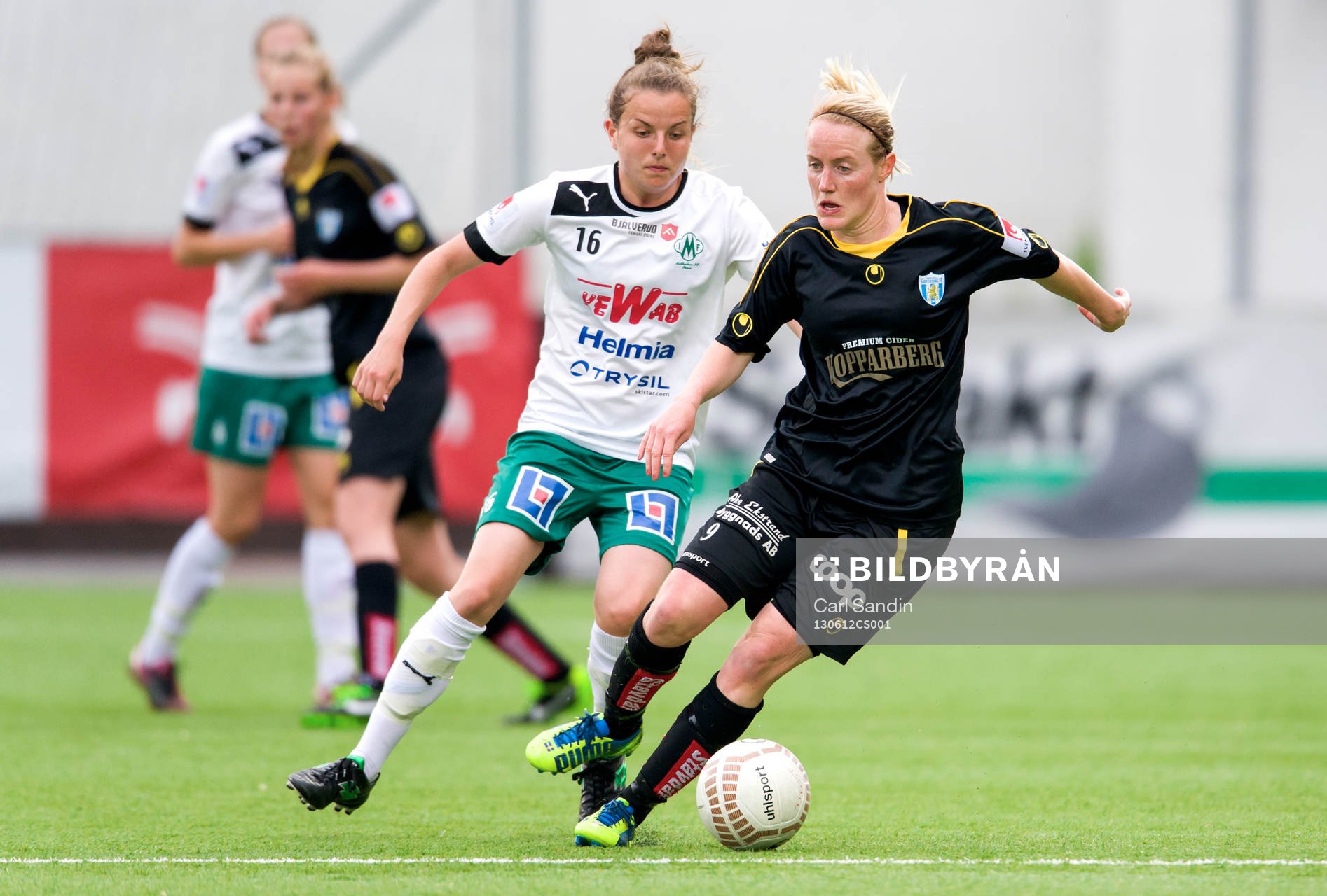 Marie Hammarström, Kopparbergs Göteborg, driver bollen