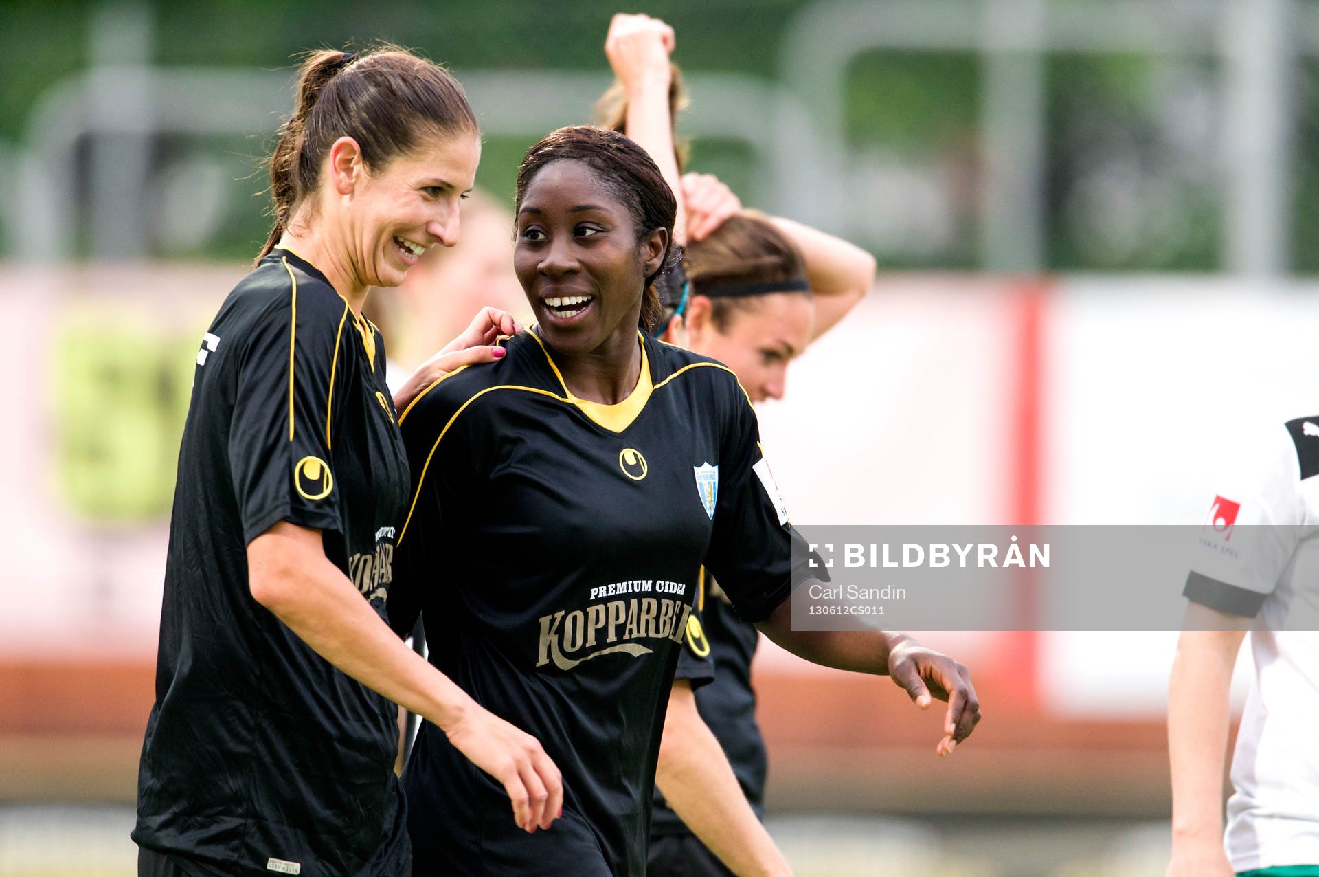 Yael Averbuch och Anita Asante, Kopparbergs Göteborg, är