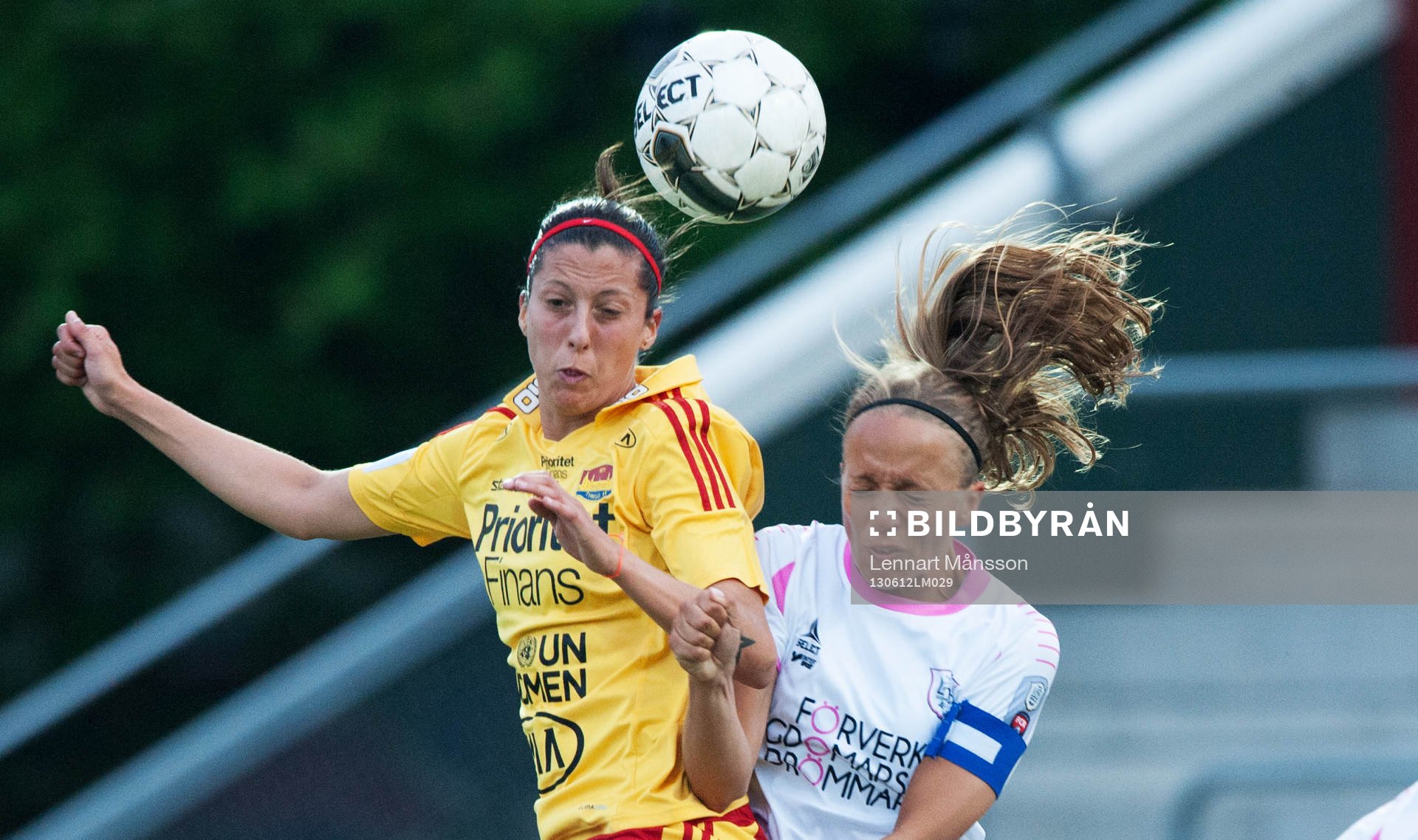 Elin Rubensson, Malmö och Jennifer Hermoso Fuentes, Tyresö