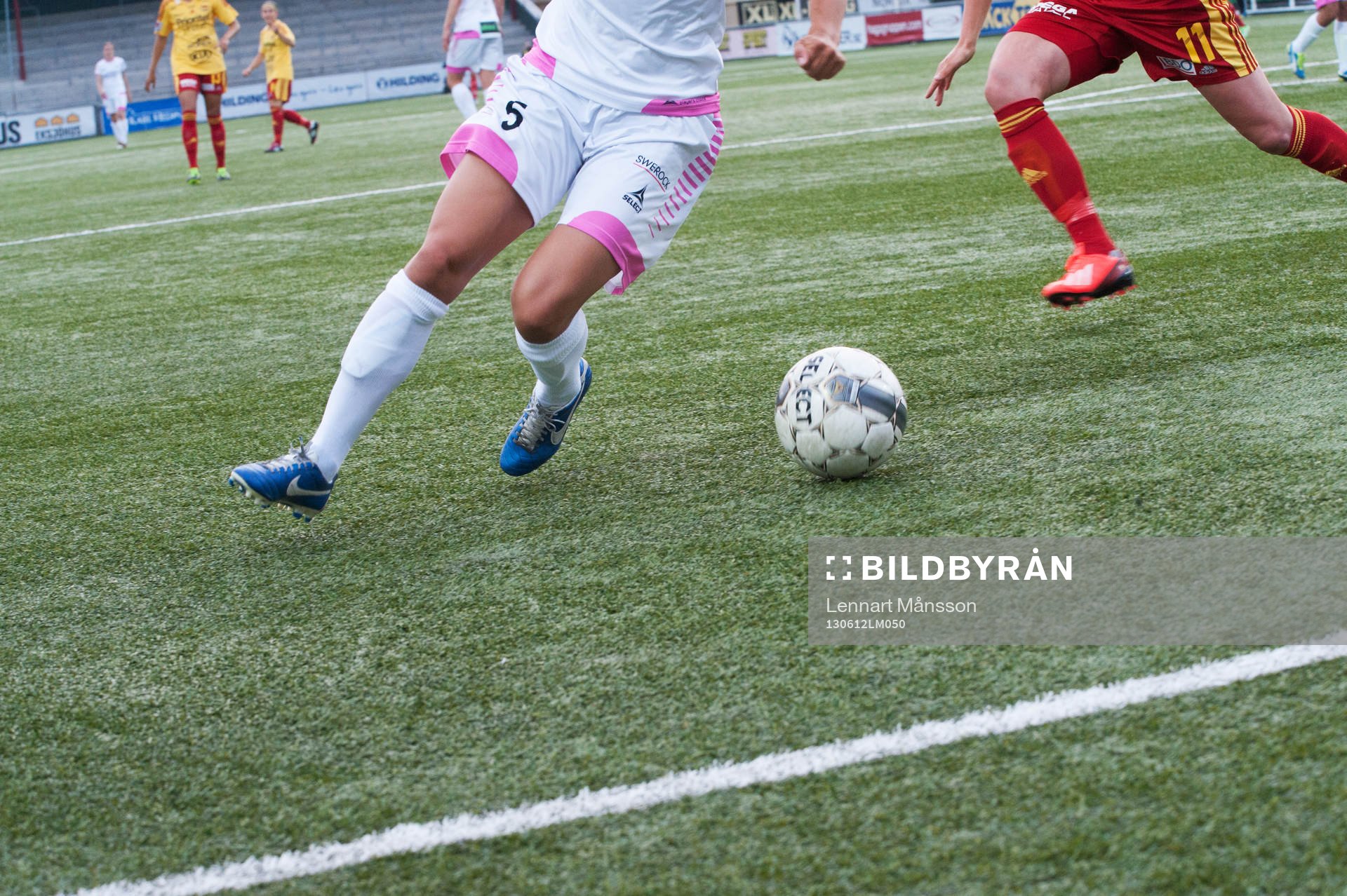 Fot, fötter, boll, konstgräs, fotbollsskor, Nike,