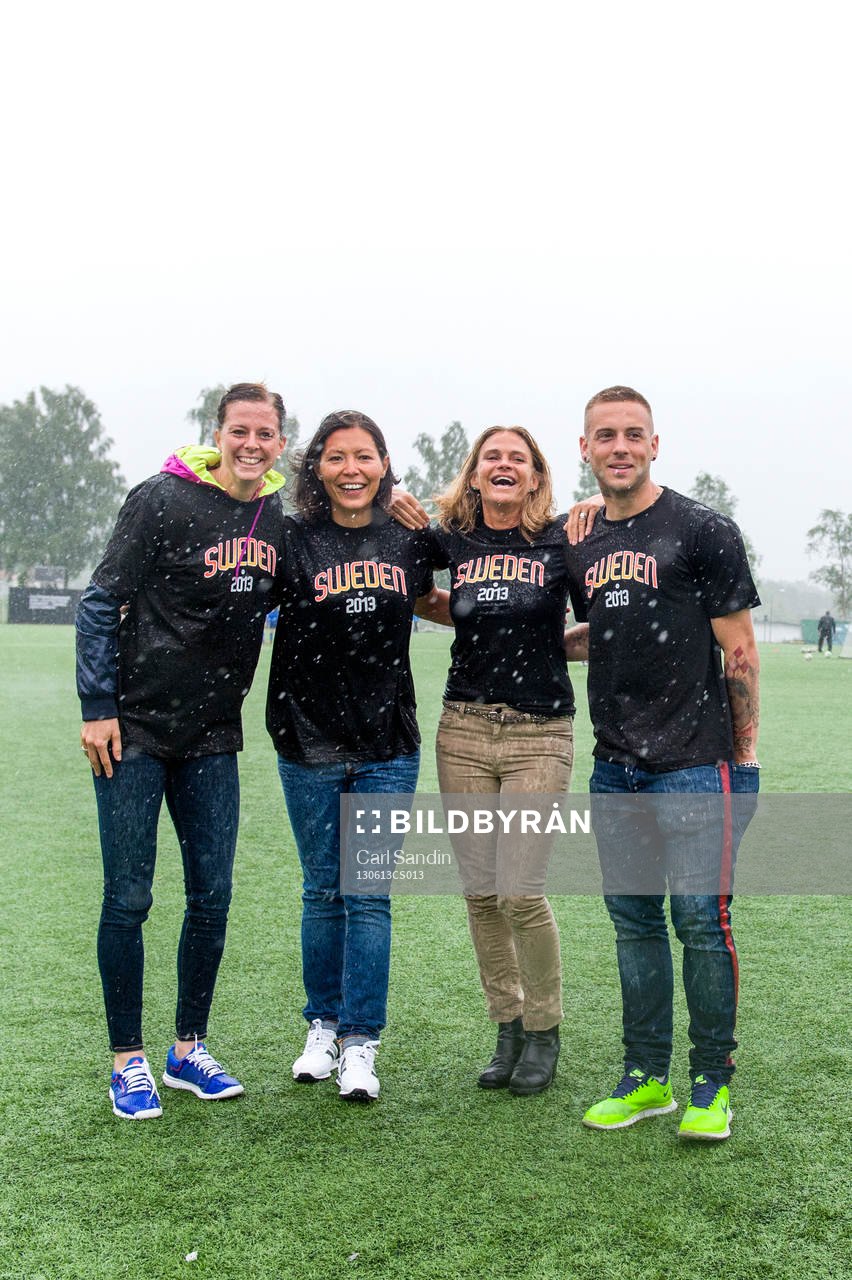 Lotta Schelin, Jane Törnqvist, Kia Cohn Linde och Anton
