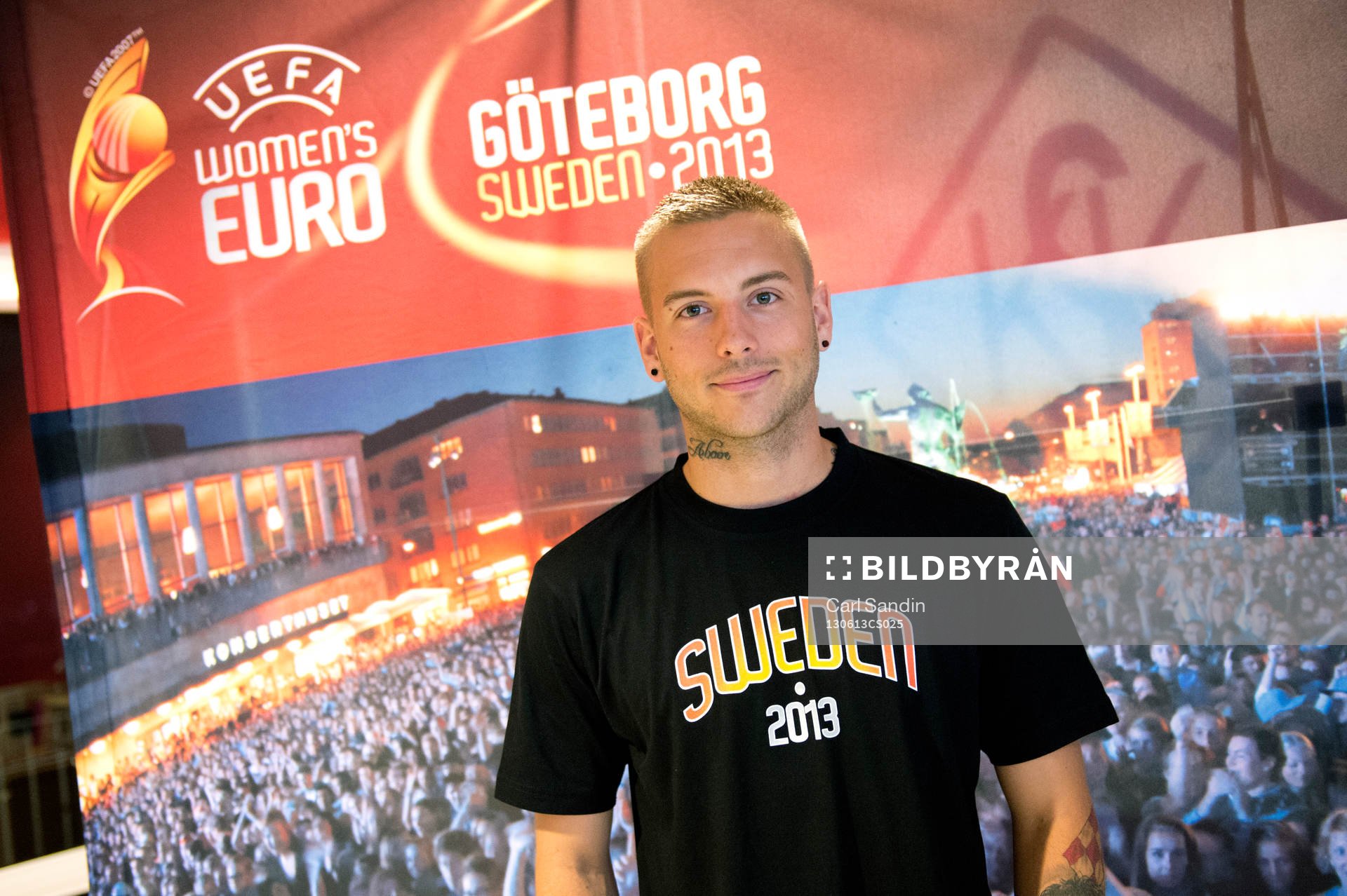 Anton Hysén, ambassadör för Dam-EM