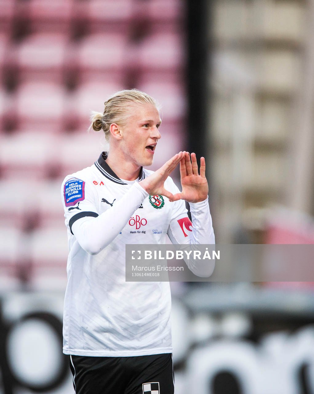 Karl Holmberg, Örebro SK efter 2-0 i matchen mellan Örebro och Örgryte på Behrn Arena.