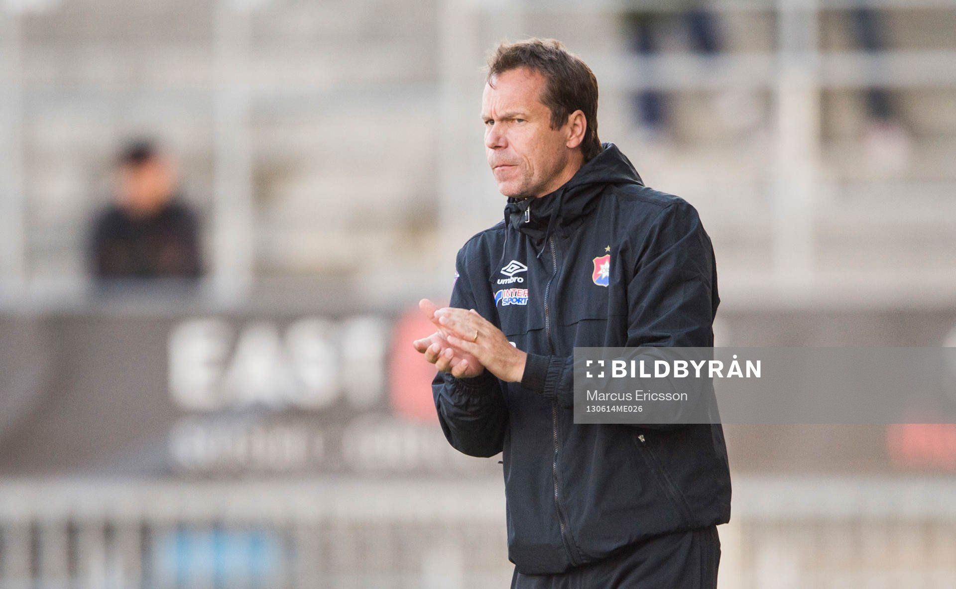 Hans Prytz, tränare Örgryte i matchen mellan Örebro och Örgryte på Behrn Arena.