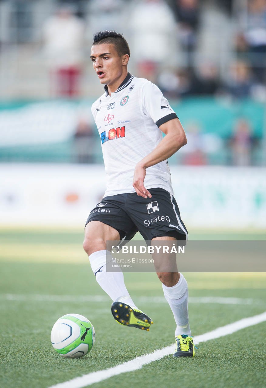 Ahmed Yasin, Örebro SK  i matchen mellan Örebro och