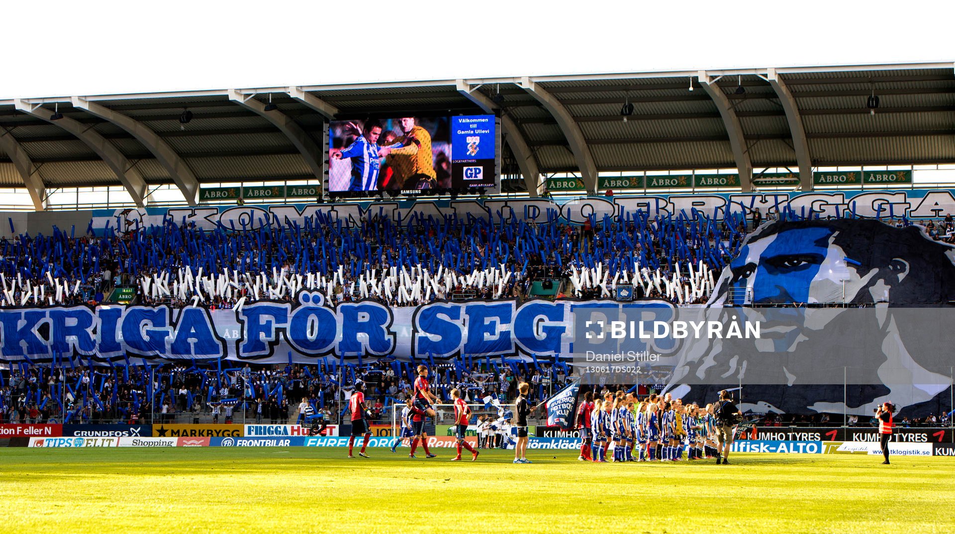 IFK Göteborgs tifo innan matchen
