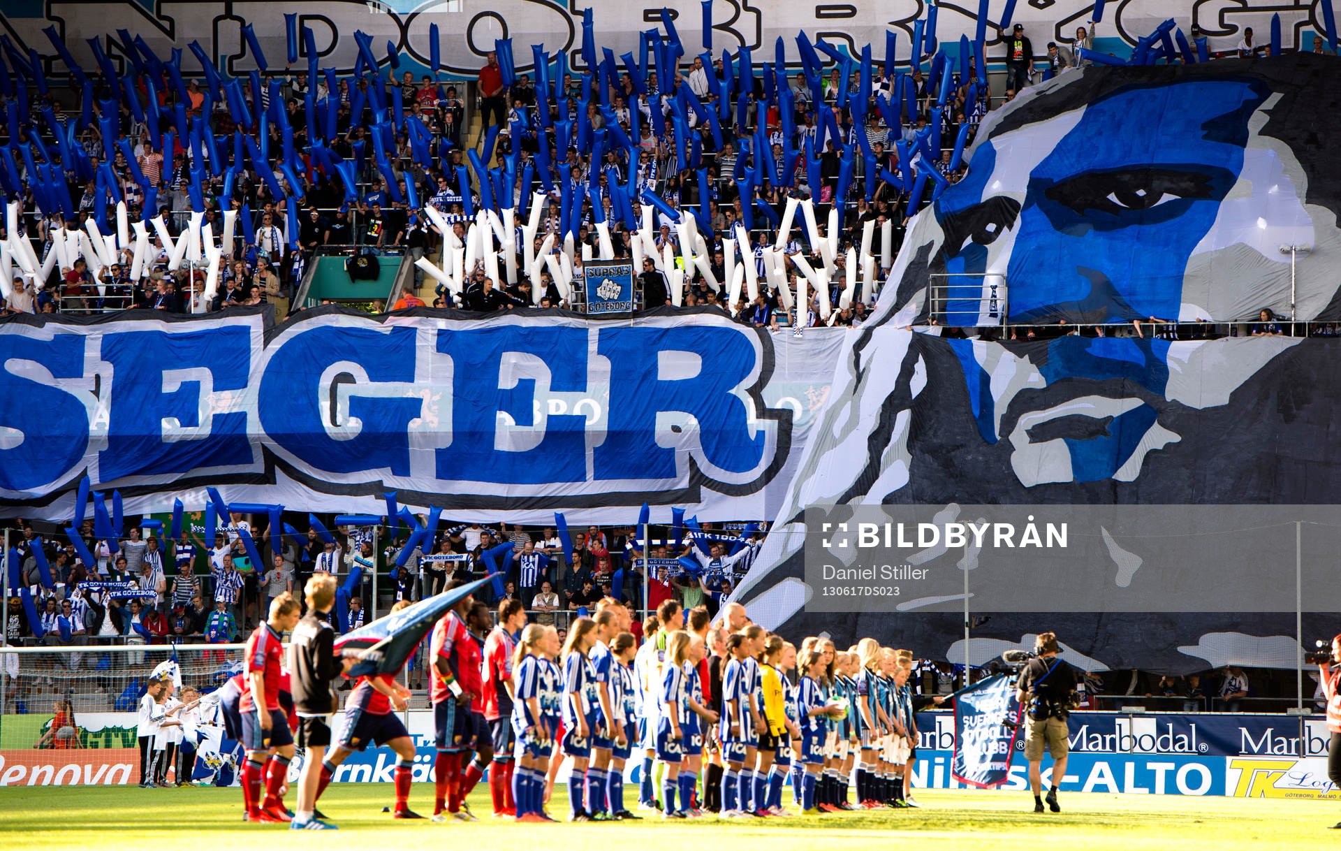 IFK Göteborgs tifo innan matchen